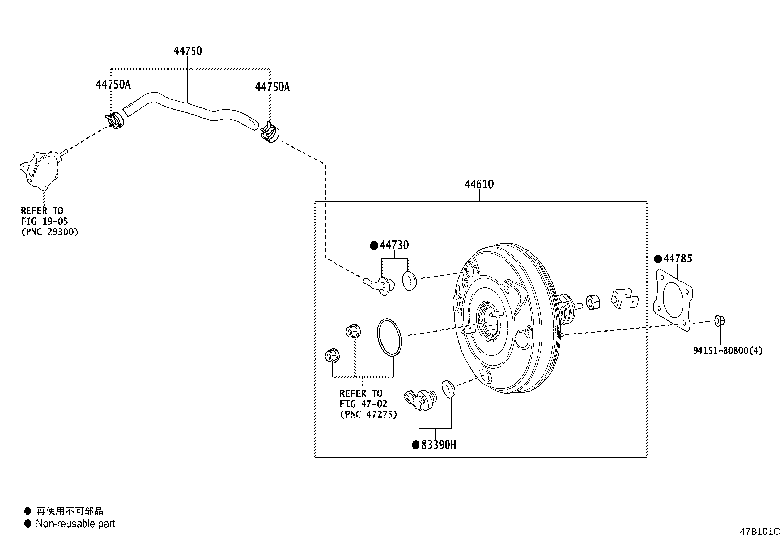 Toyota 44610-10480 BOOSTER ASSY, BRAKE