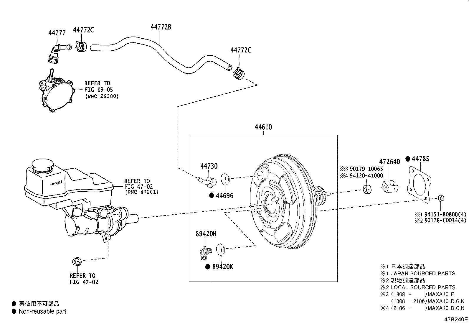 44610-F4090 BOOSTER ASSY, BRAKE product image