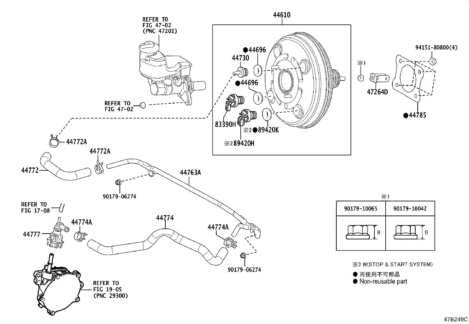 44773-33180 HOSE, UNION TO CHECK VALVE product image
