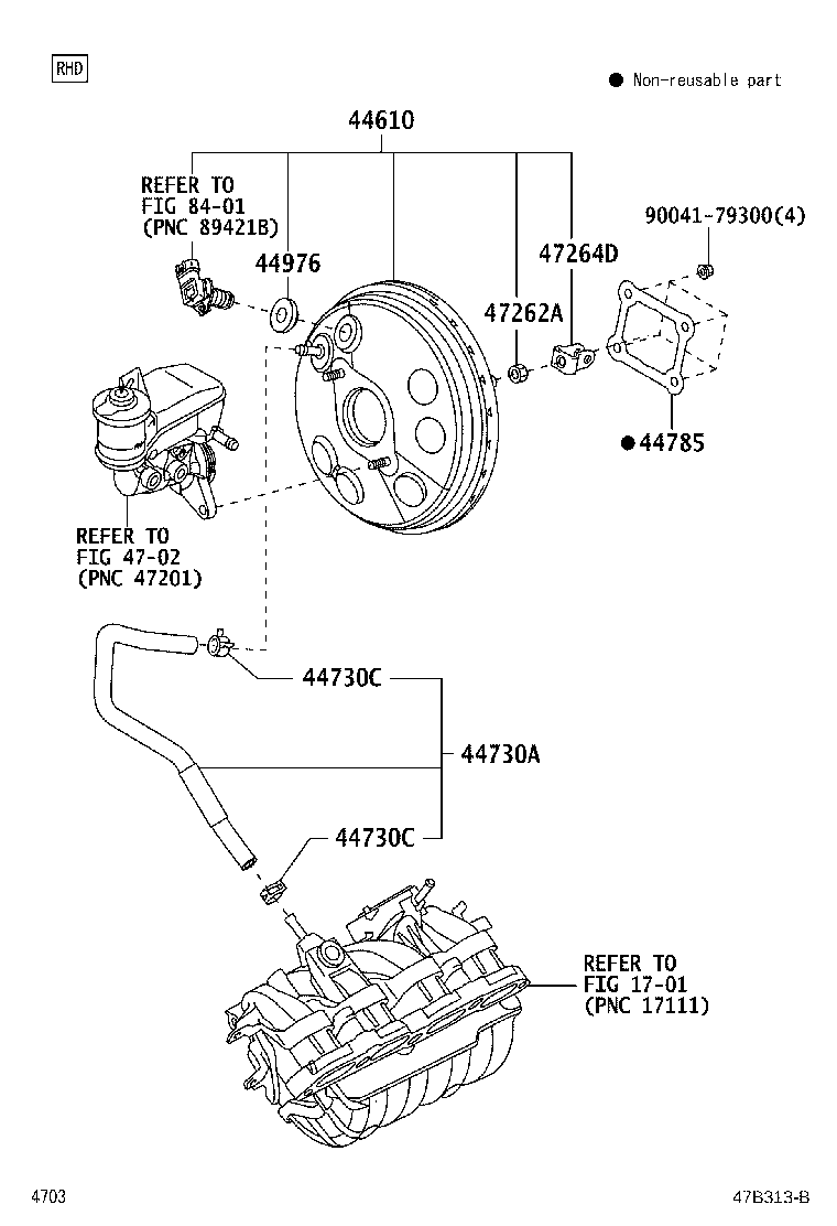 47278-87Z01 GASKET, BRAKE BOOSTER product image