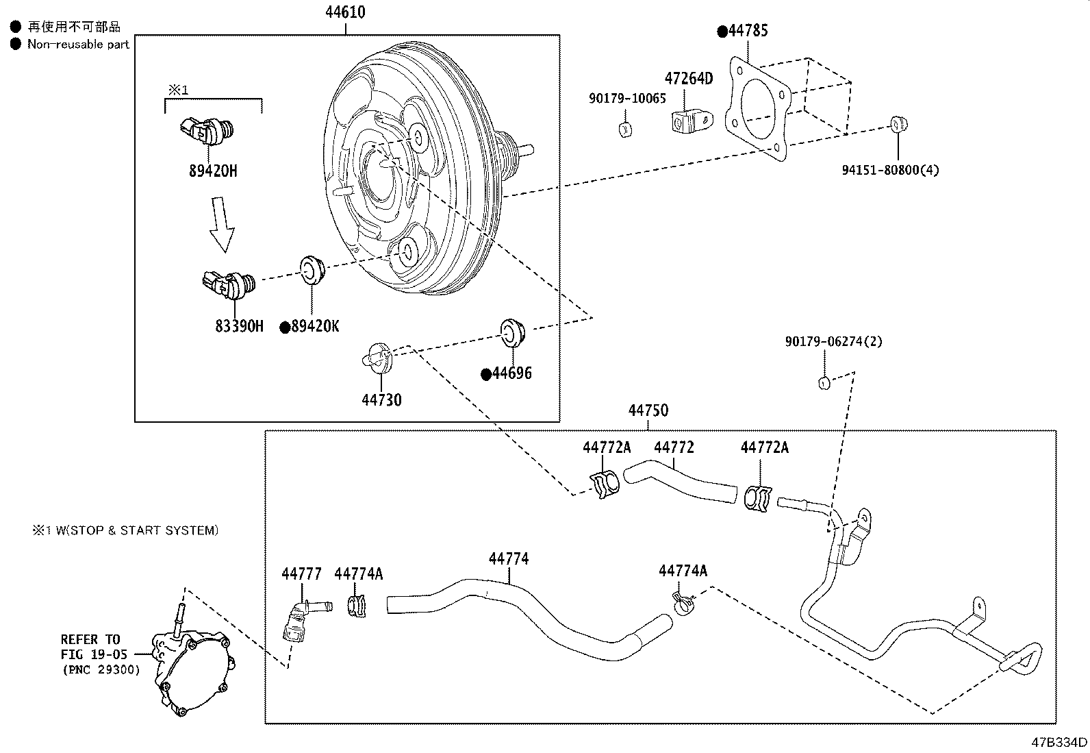 44610-76030 BOOSTER ASSY, BRAKE product image