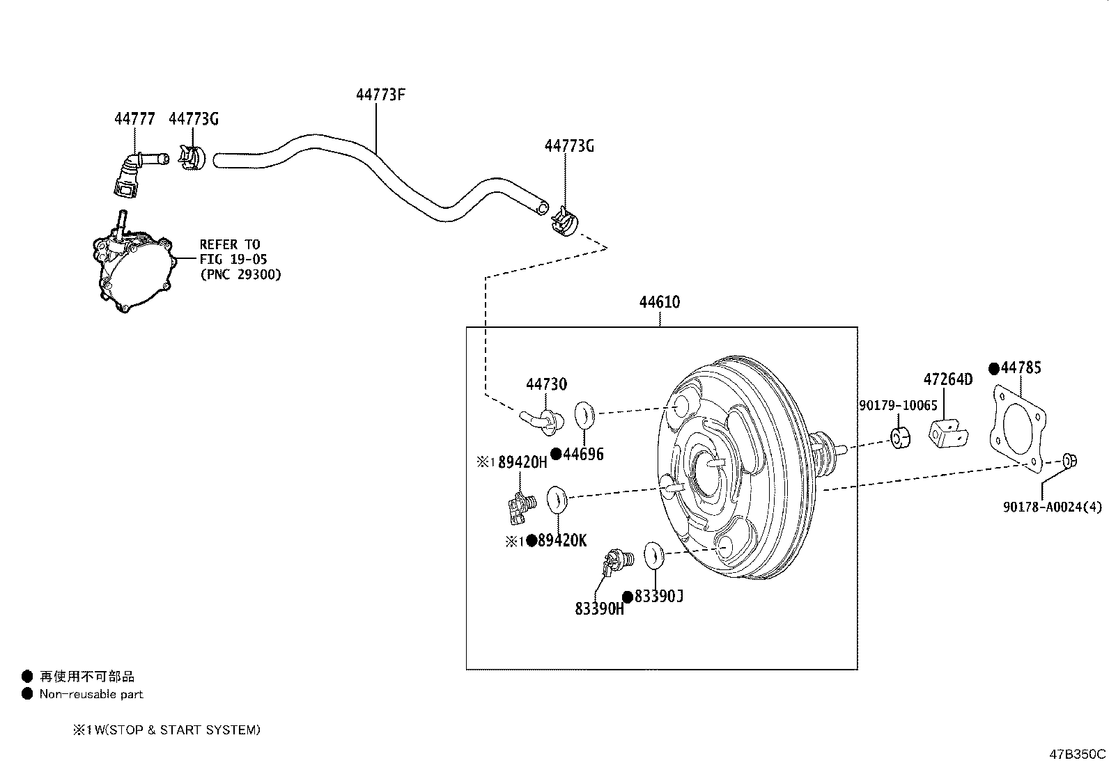 Toyota 44610-0R120 BOOSTER ASSY, BRAKE