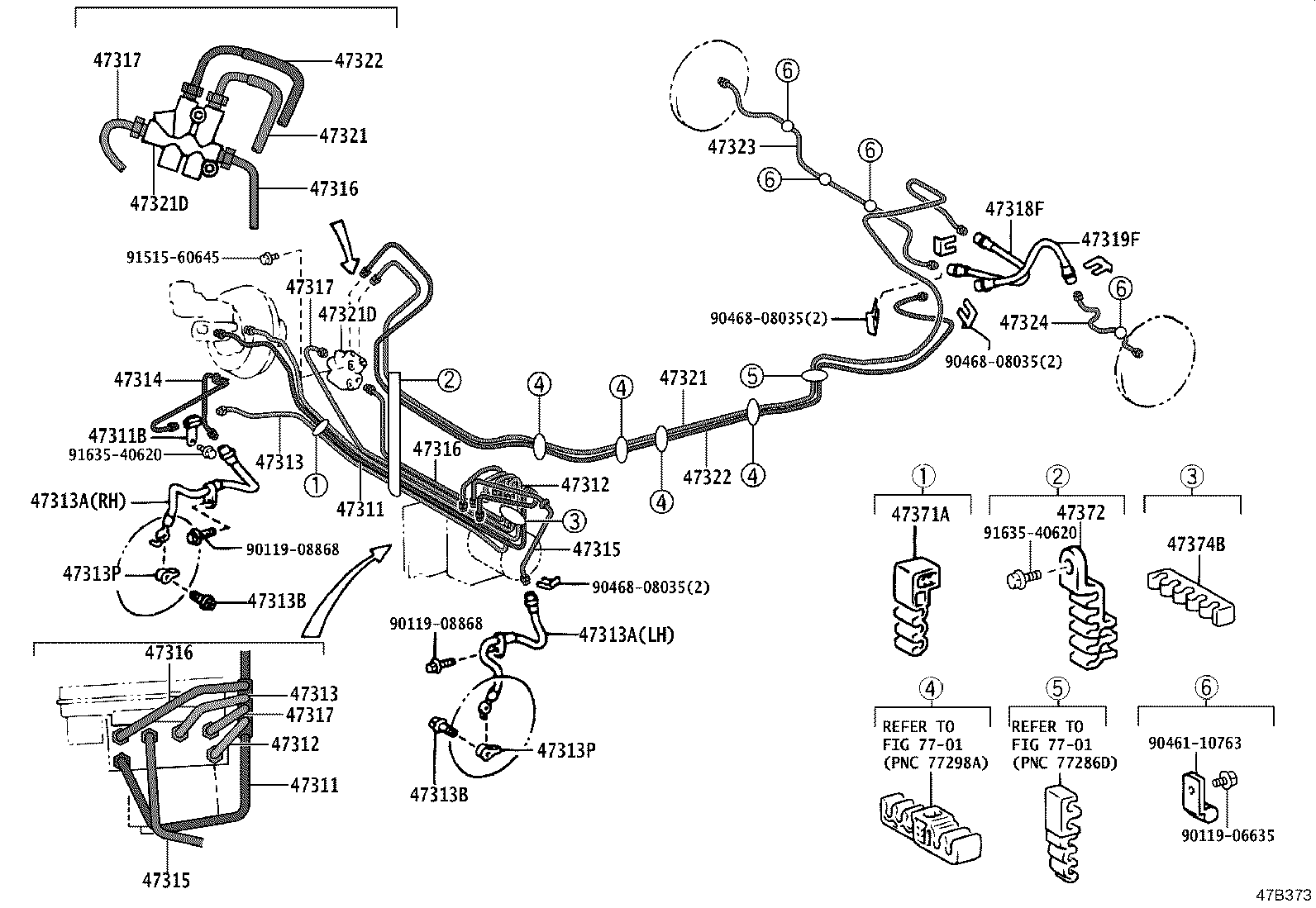 44590-52110 BRACKET ASSY, BRAKE ACTUATOR product image