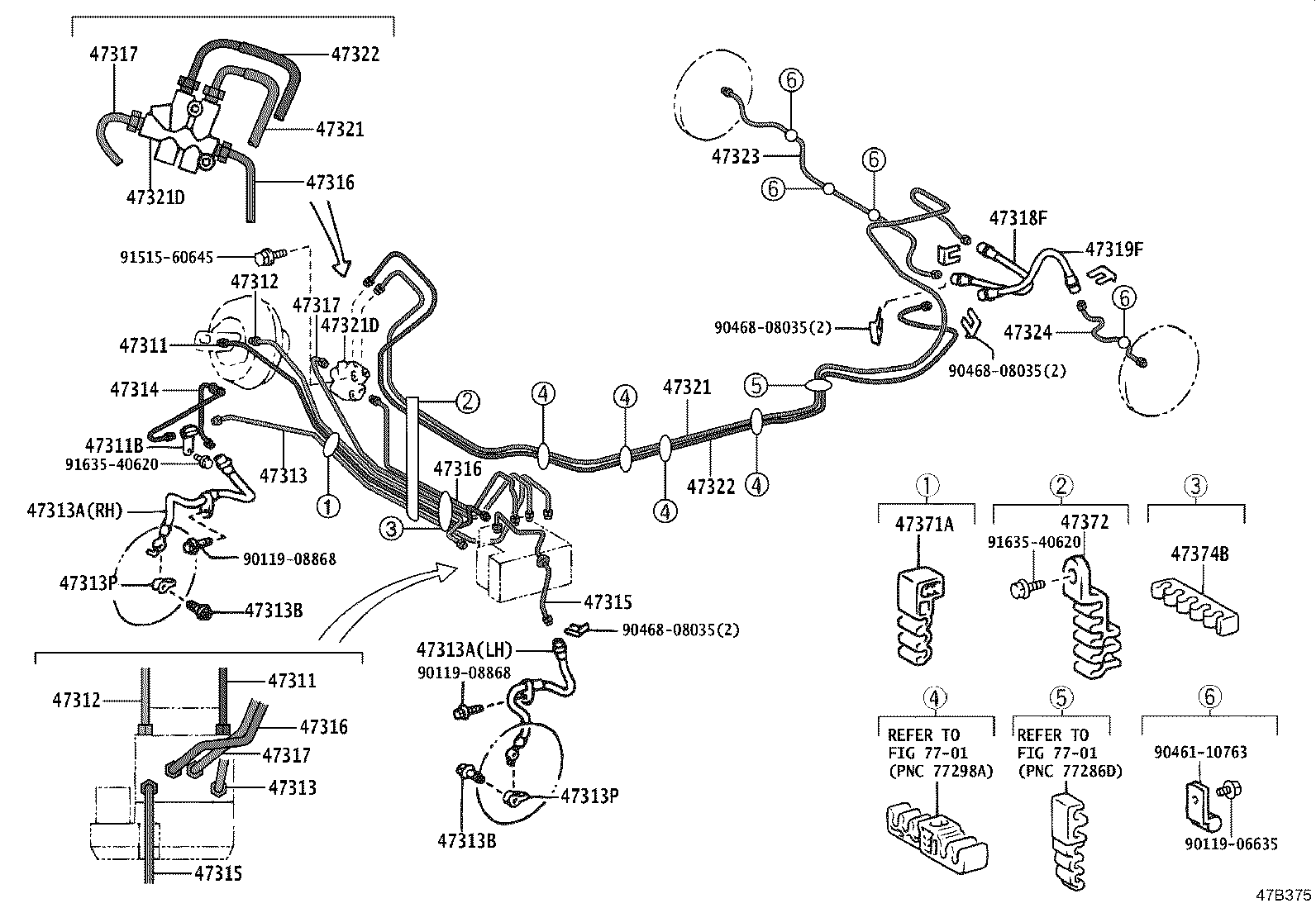 44590-52110 BRACKET ASSY, BRAKE ACTUATOR product image