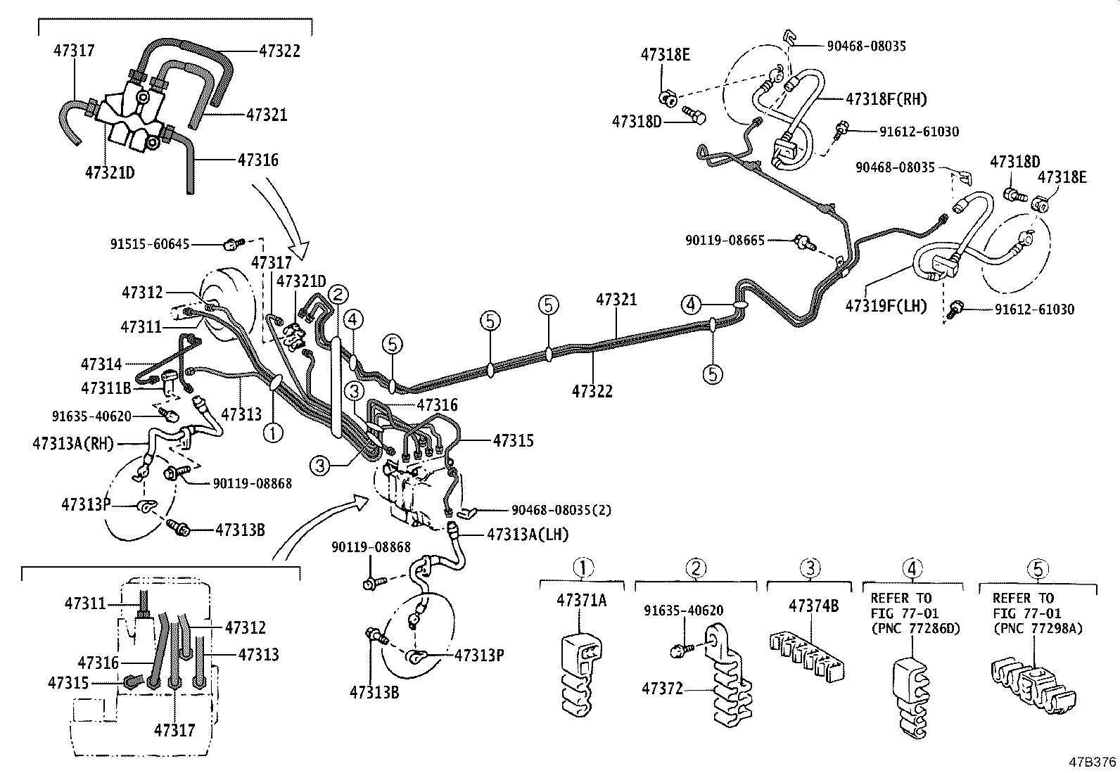 44590-52110 BRACKET ASSY, BRAKE ACTUATOR product image