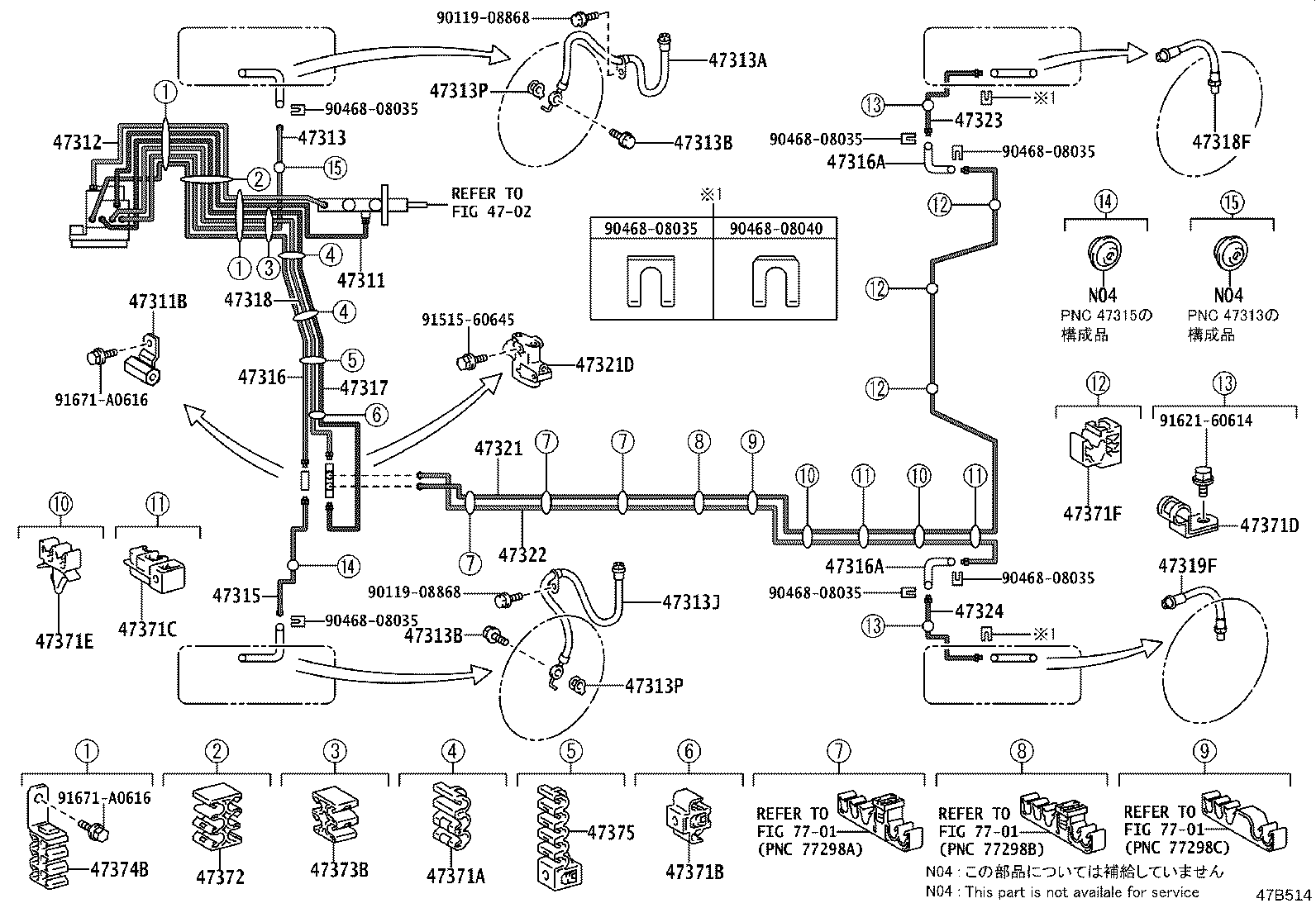 44590-44100 BRACKET ASSY, BRAKE ACTUATOR product image