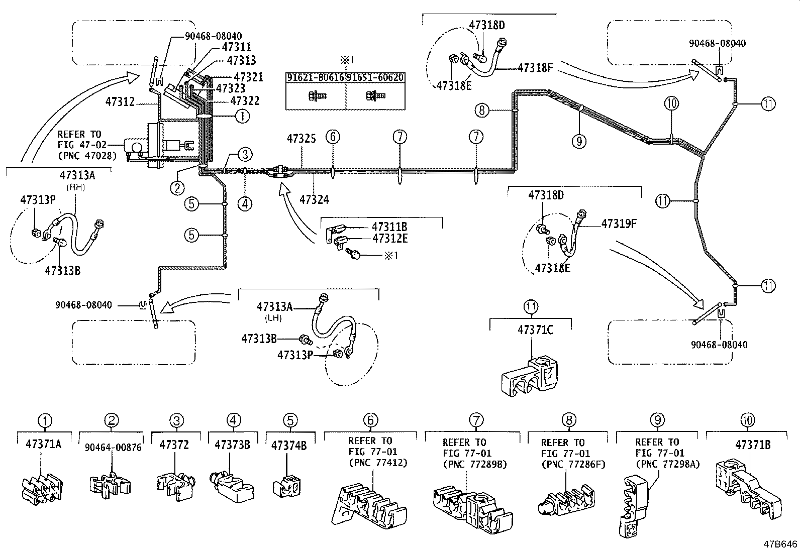 44590-22060 BRACKET ASSY, BRAKE ACTUATOR product image