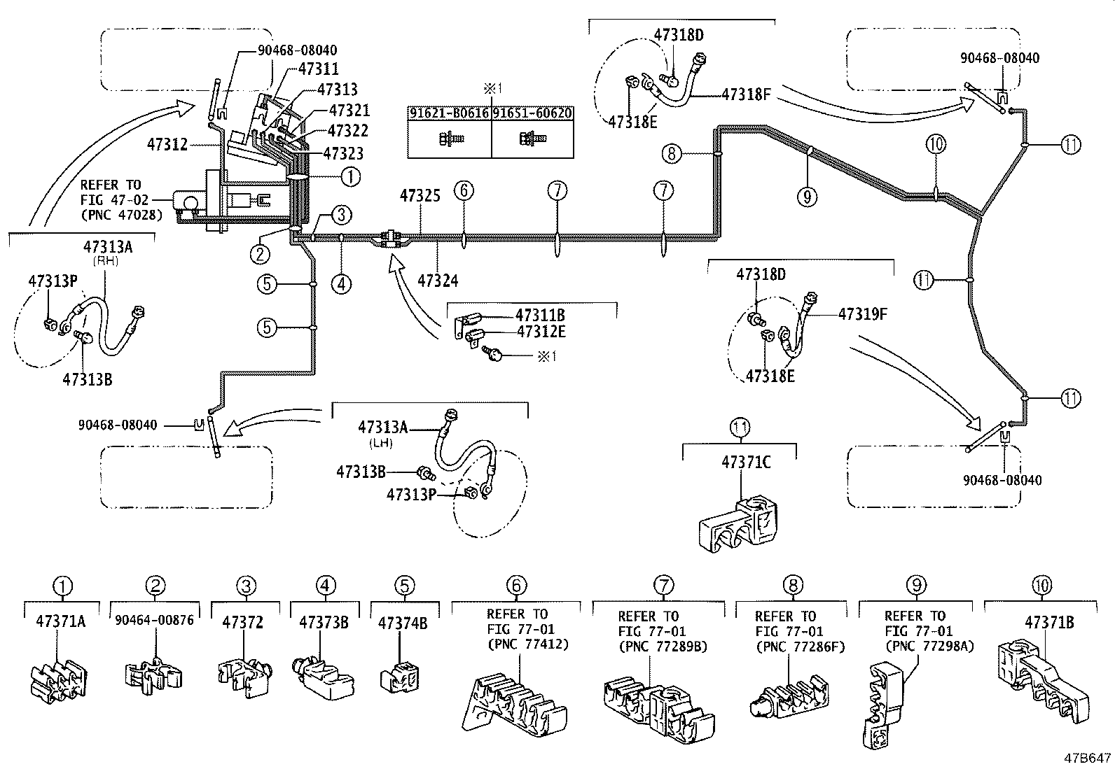44590-22060 BRACKET ASSY, BRAKE ACTUATOR product image