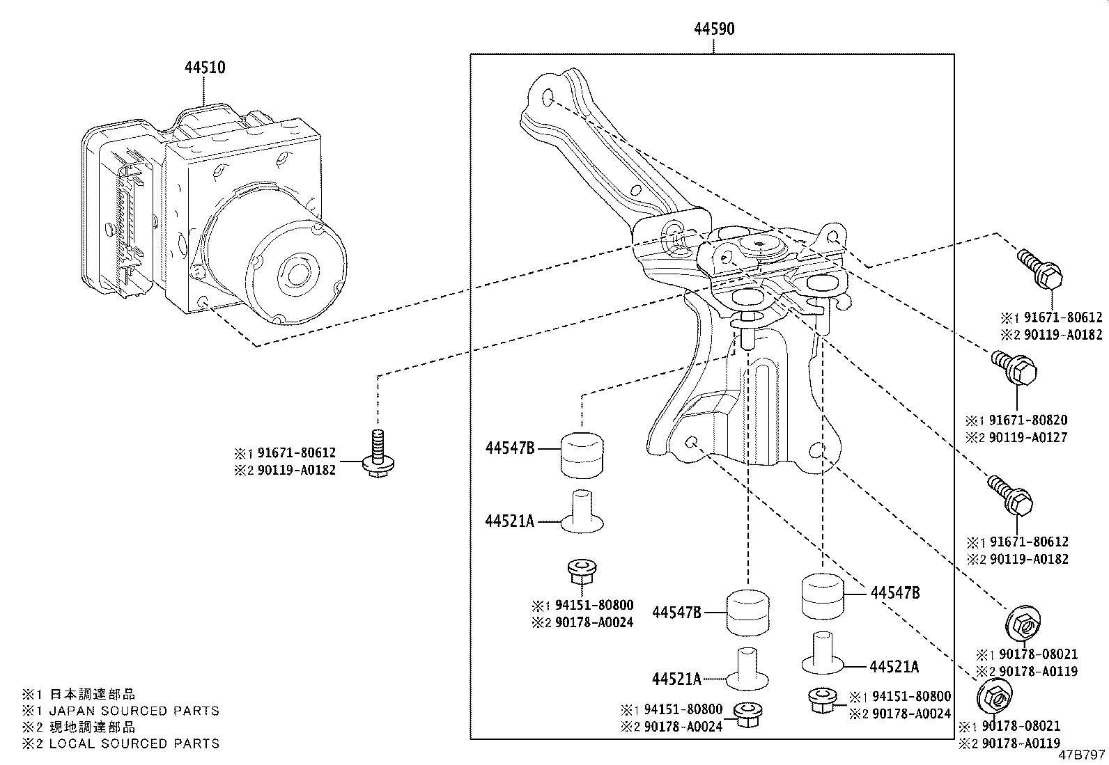 47311-02E00 TUBE, FRONT BRAKE, NO.1 product image