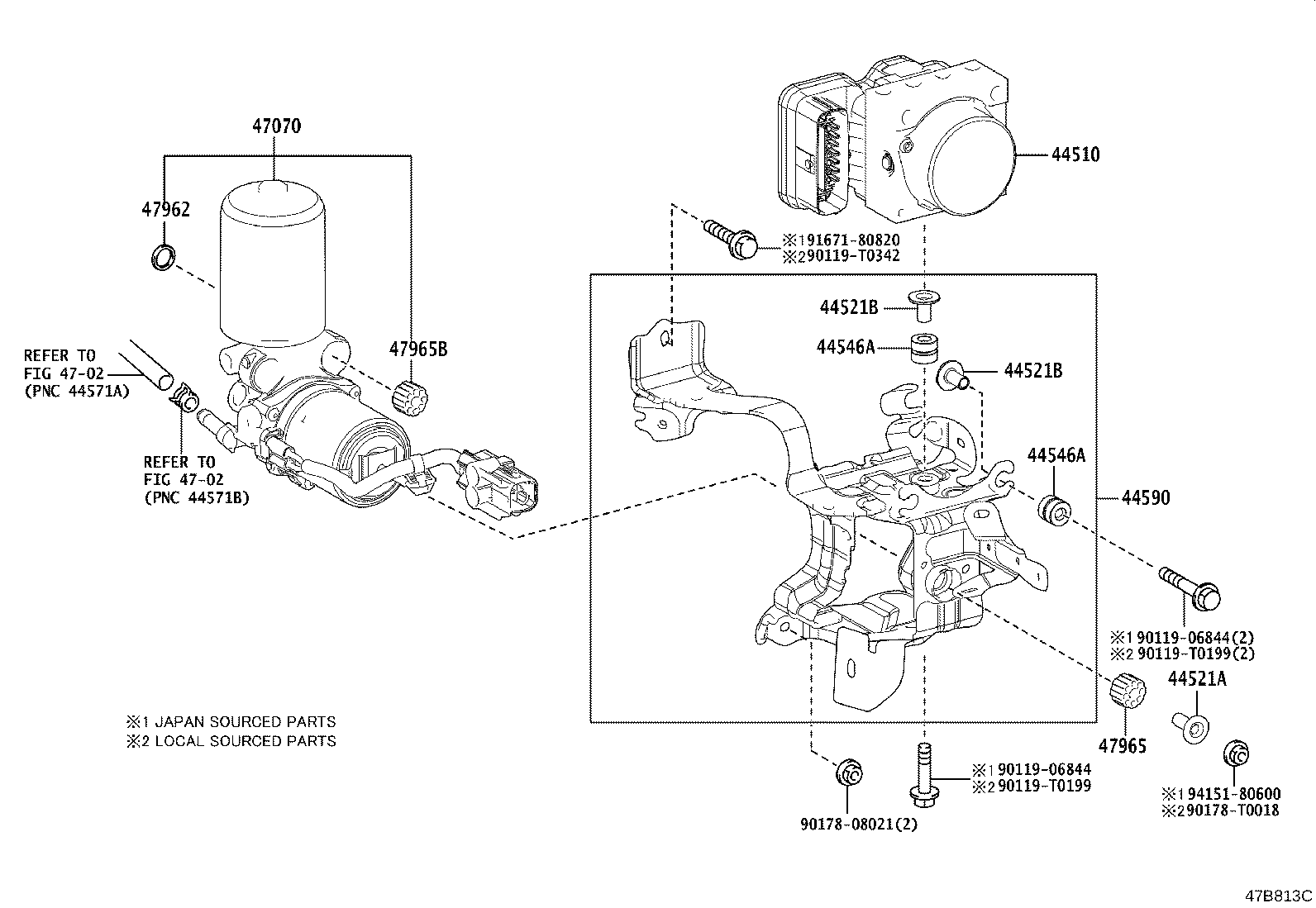 47311-F4050 TUBE, FRONT BRAKE, NO.1 product image