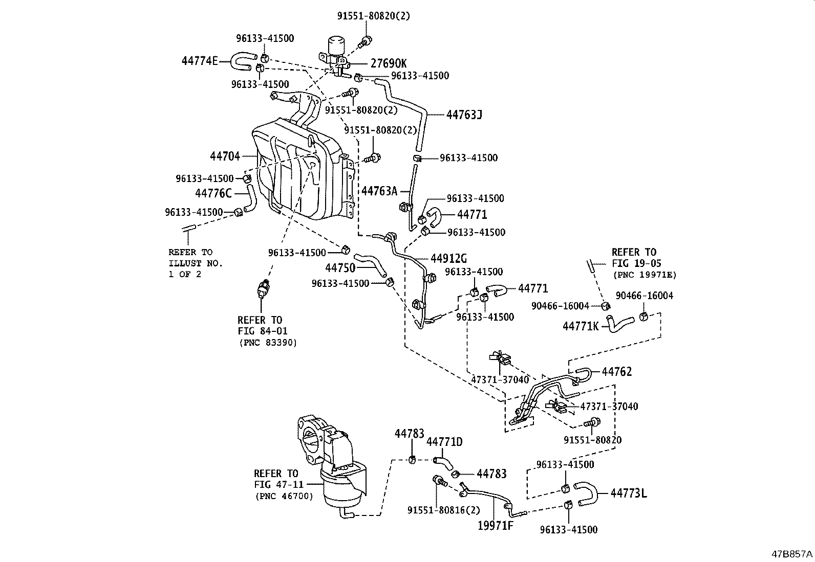 19971-78340 PIPE, VACUUM product image