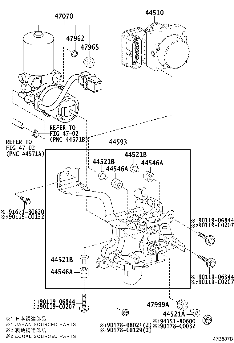 47311-F4080 TUBE, FRONT BRAKE, NO.1 product image