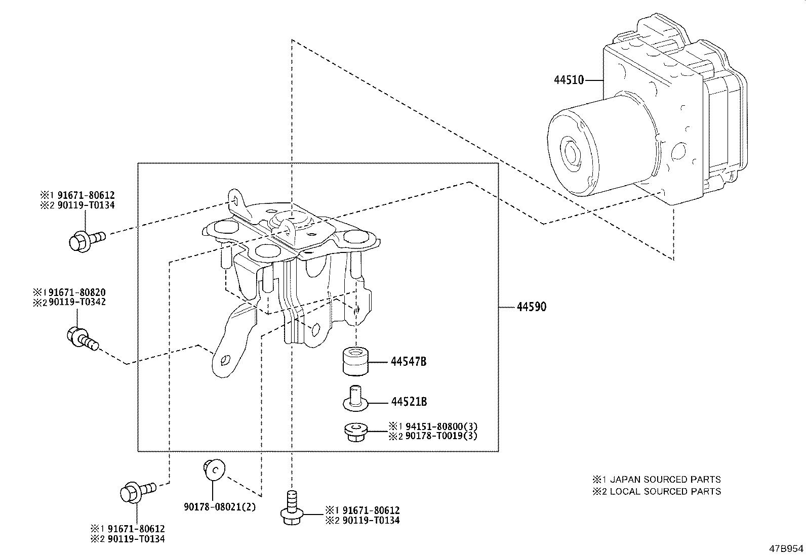 47311-F4050 TUBE, FRONT BRAKE, NO.1 product image