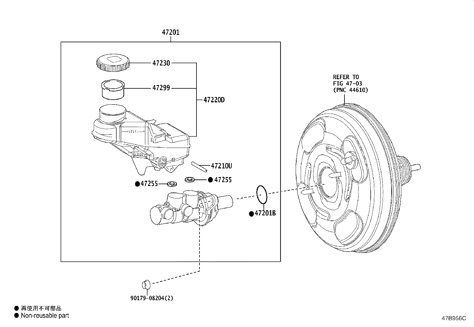 44785-12050 GASKET, BRAKE BOOSTER product image