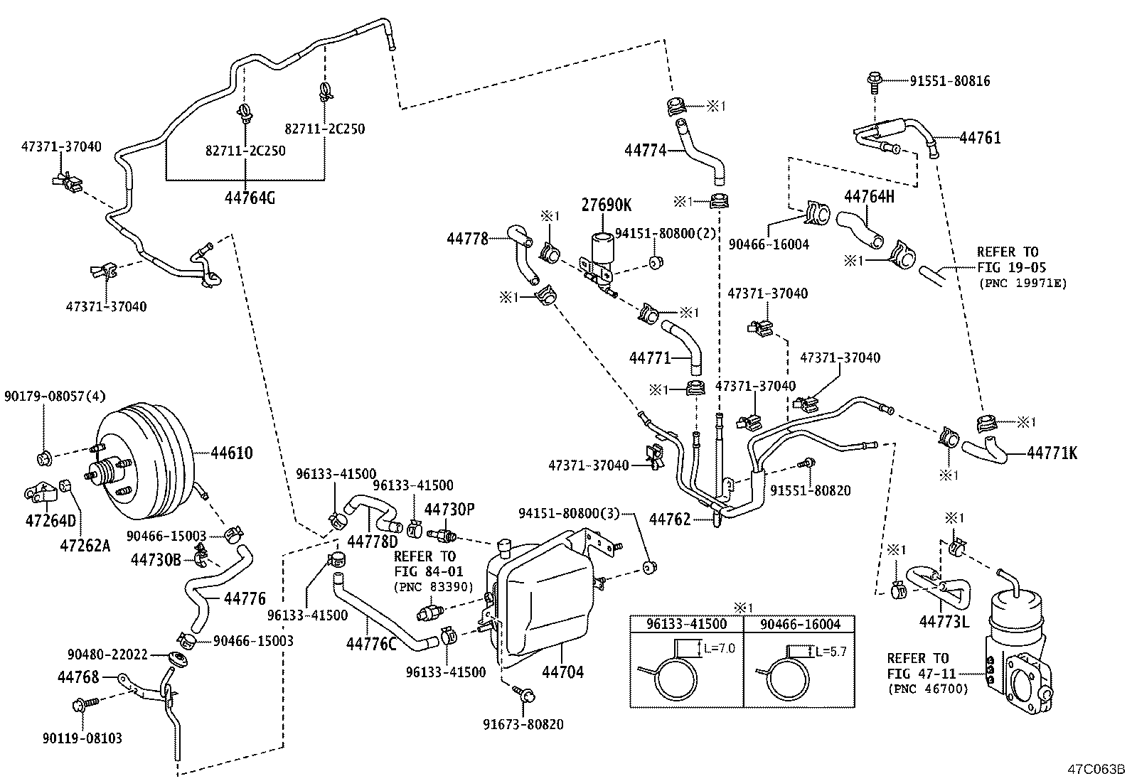 44702-37801 TUBE, BOOSTER VACUUM product image
