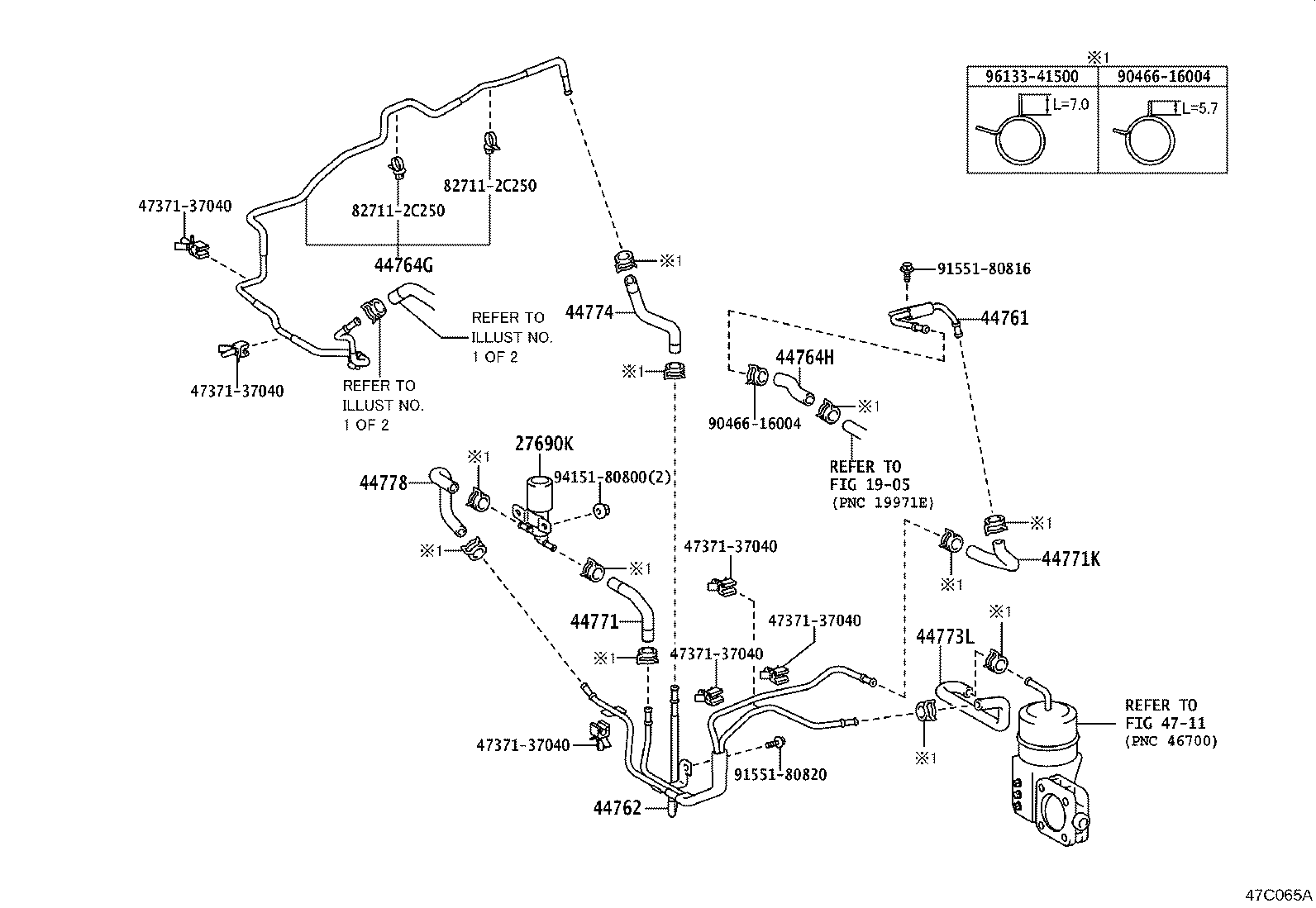 44702-37801 TUBE, BOOSTER VACUUM product image