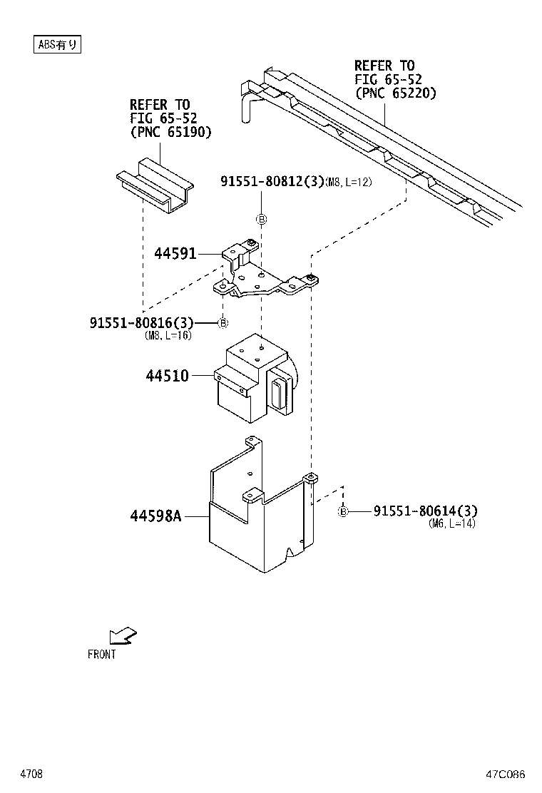 47150-97503 VALVE ASSY, PROPORTIONING & BY-PASS product image