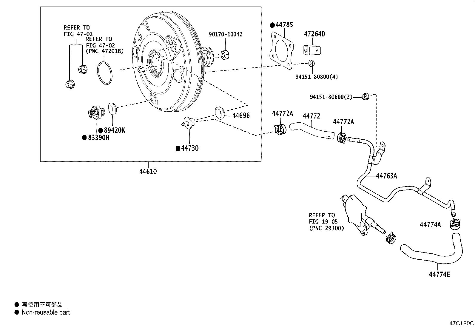 44610-10470 BOOSTER ASSY, BRAKE product image