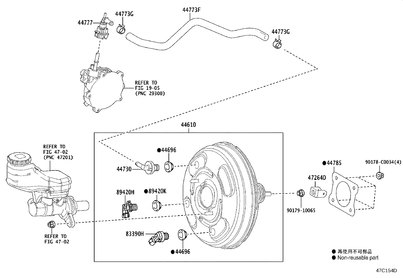 44610-0R141 BOOSTER ASSY, BRAKE product image