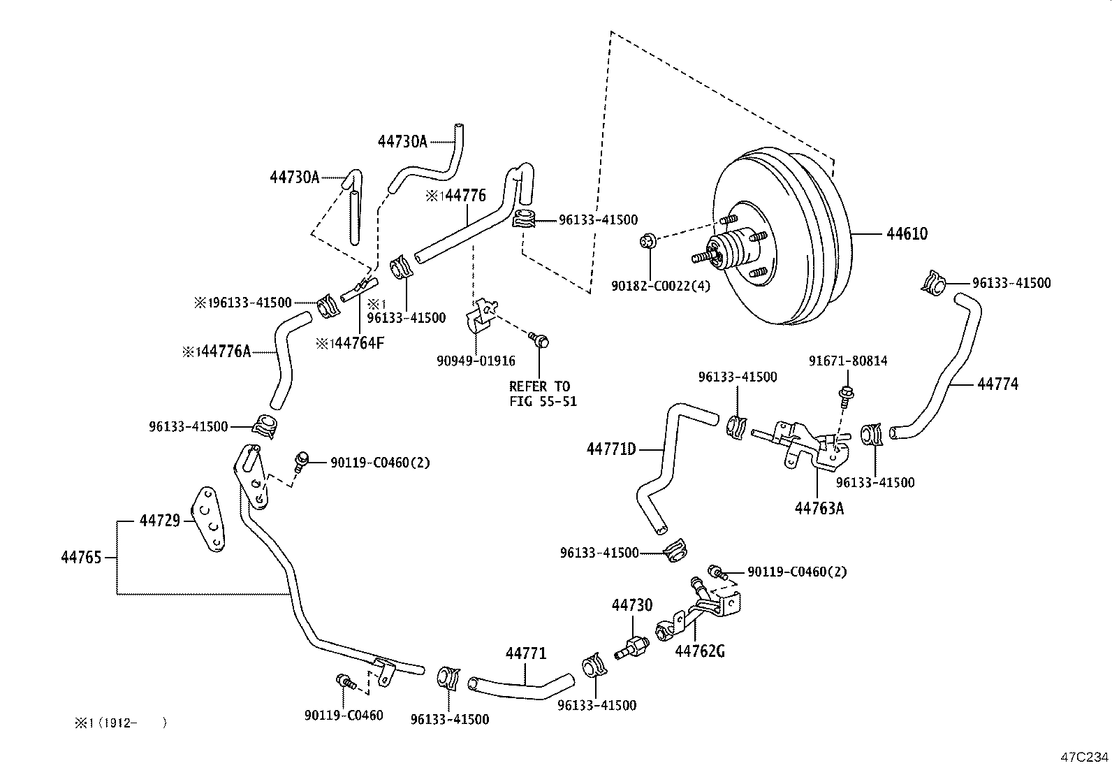 44610-36680 BOOSTER ASSY, BRAKE product image