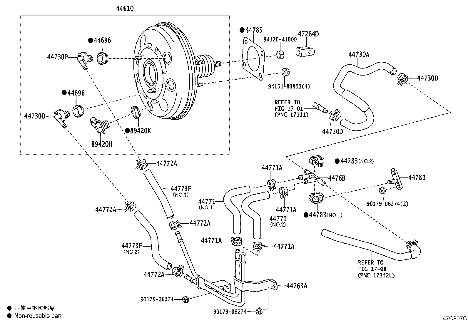 44610-K0130 BOOSTER ASSY, BRAKE product image