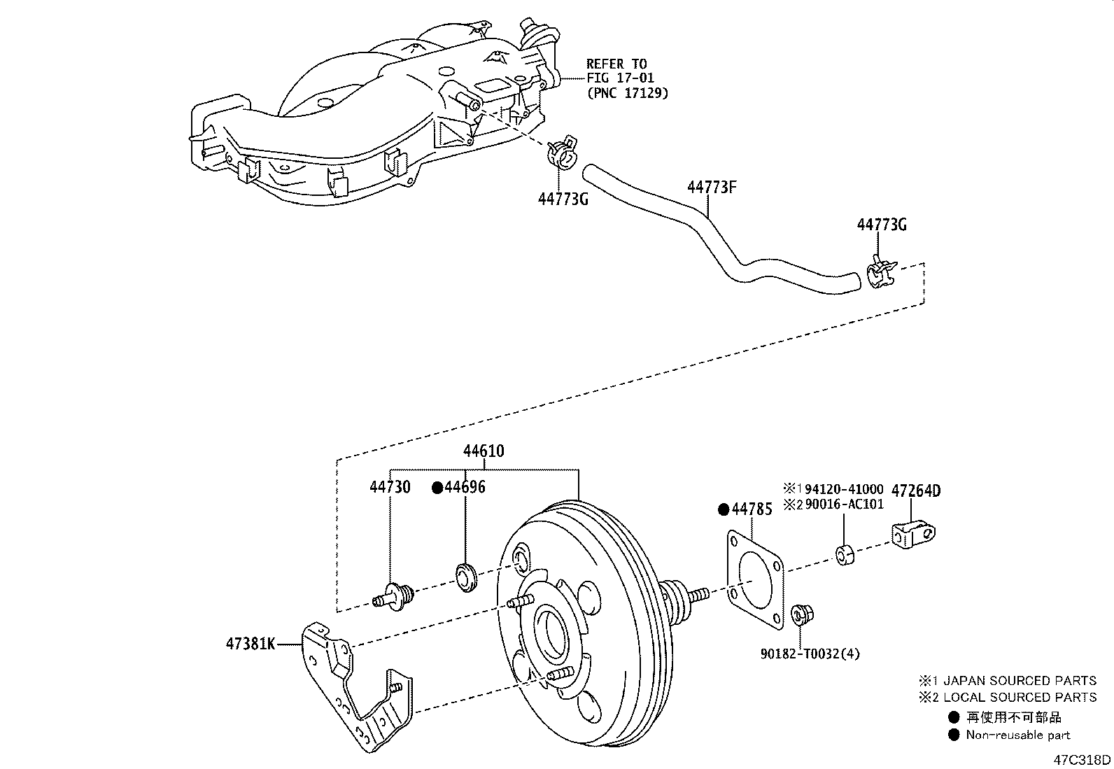 44610-0K870 BOOSTER ASSY, BRAKE product image