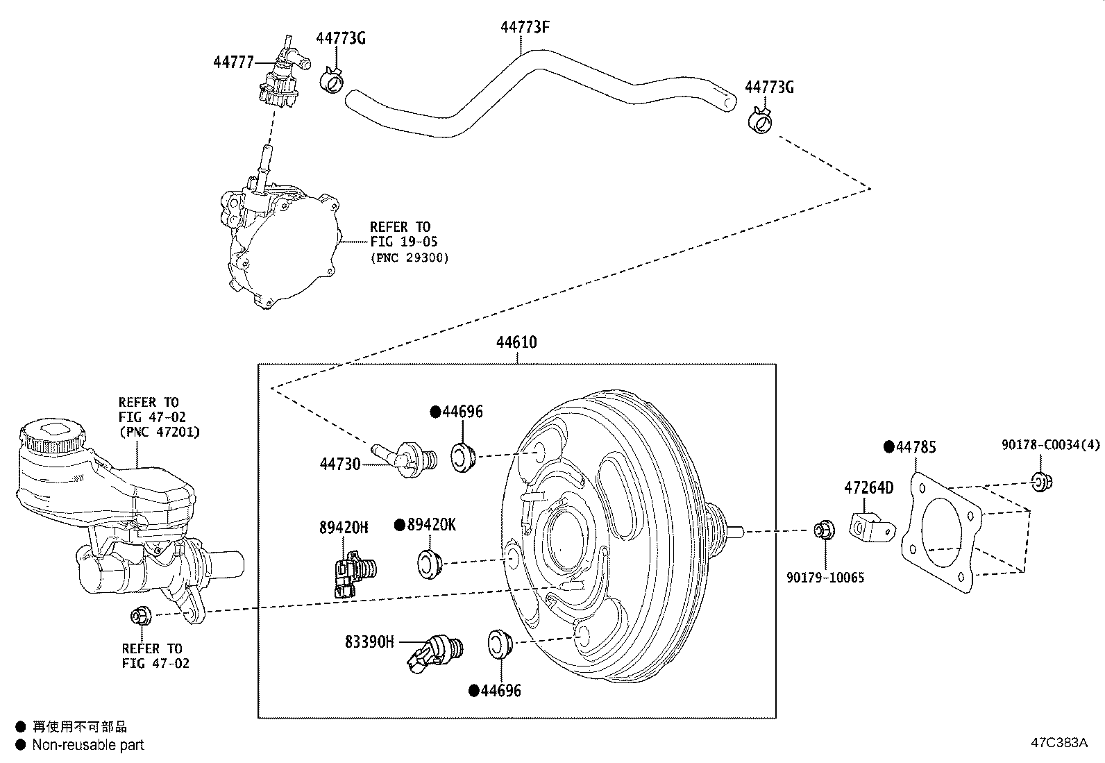 44610-0R151 BOOSTER ASSY, BRAKE product image