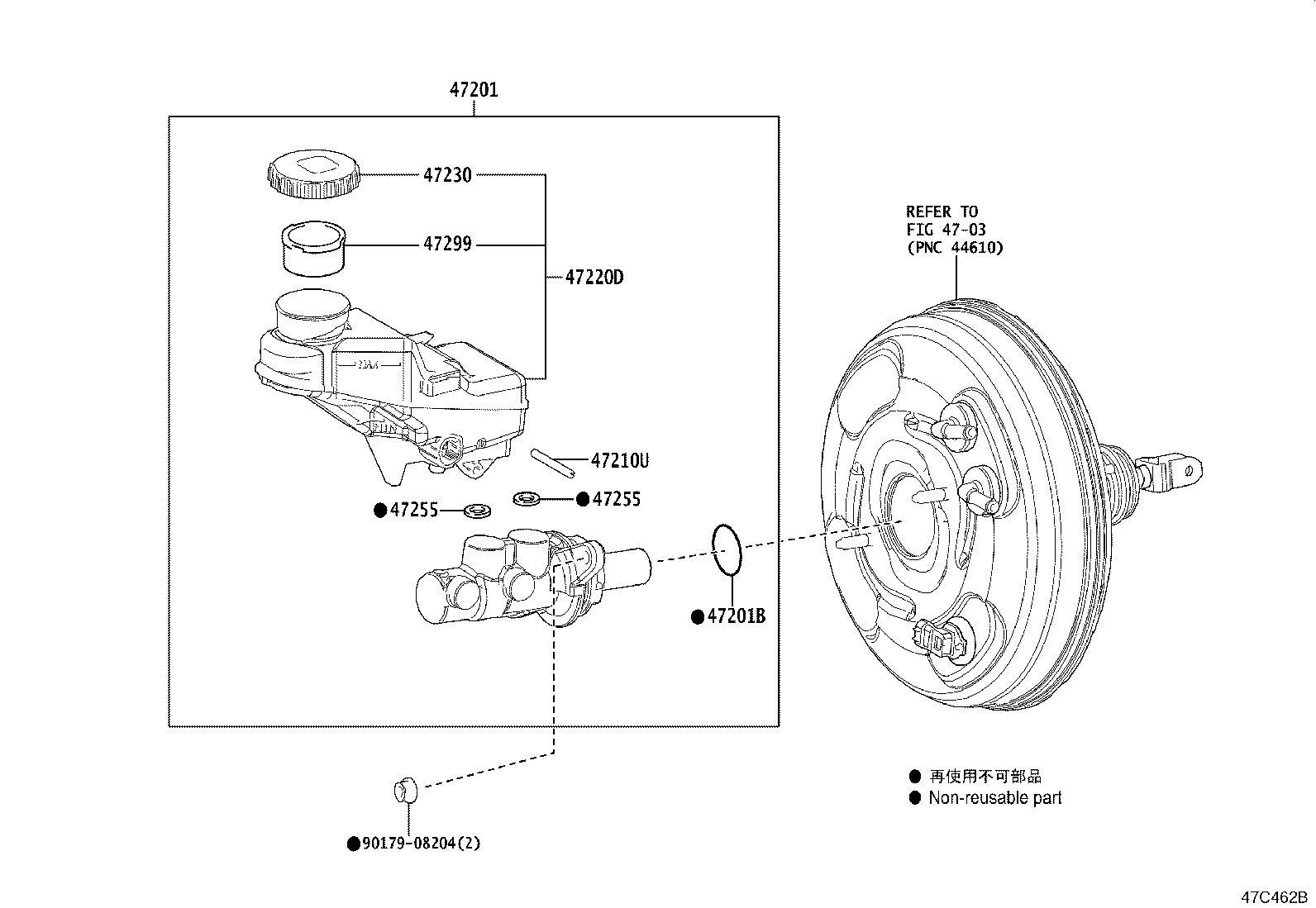 47299-0K201 STRAINER, BRAKE MASTER CYLINDER RESERVOIR product image
