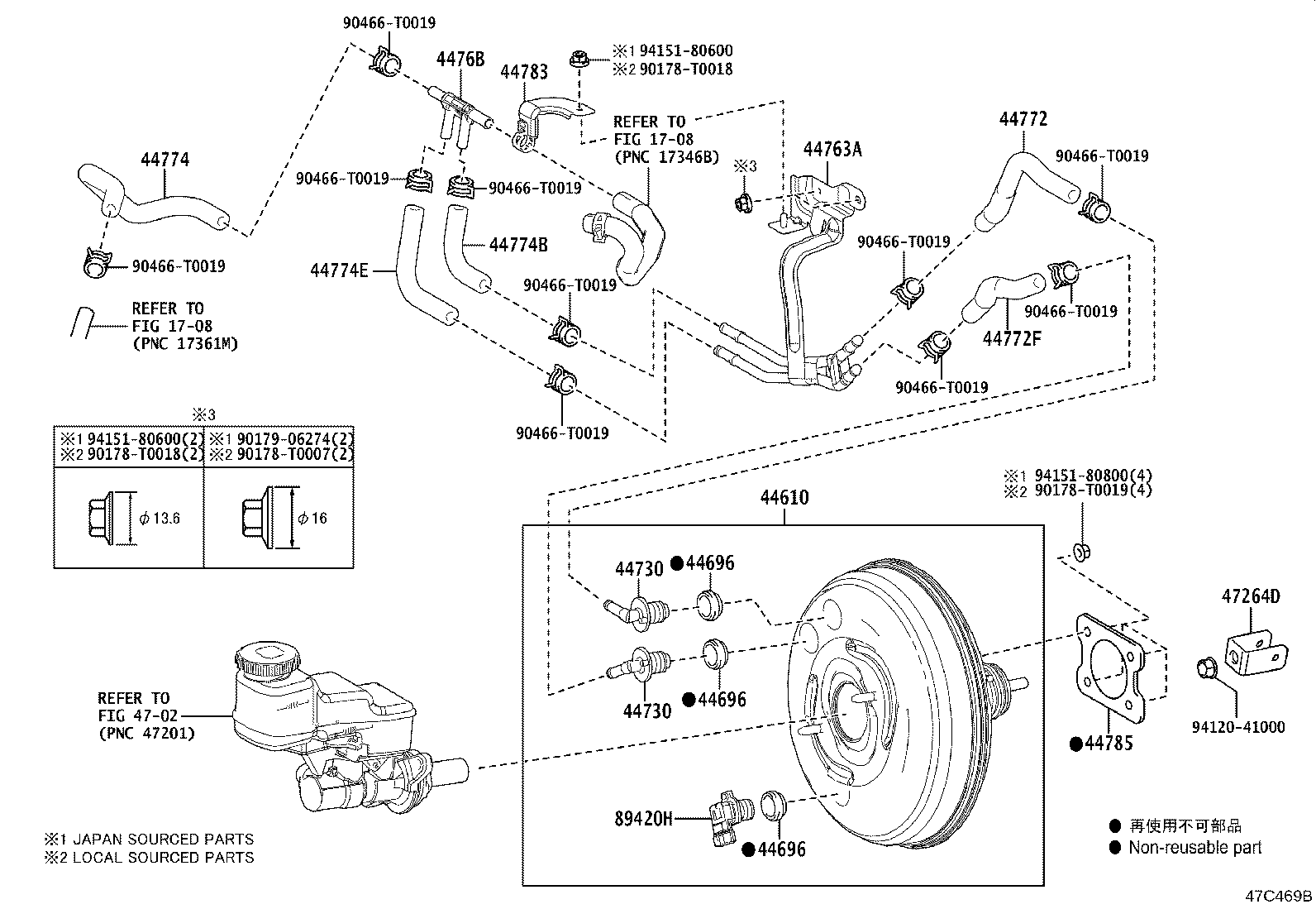 44610-16670 BOOSTER ASSY, BRAKE product image