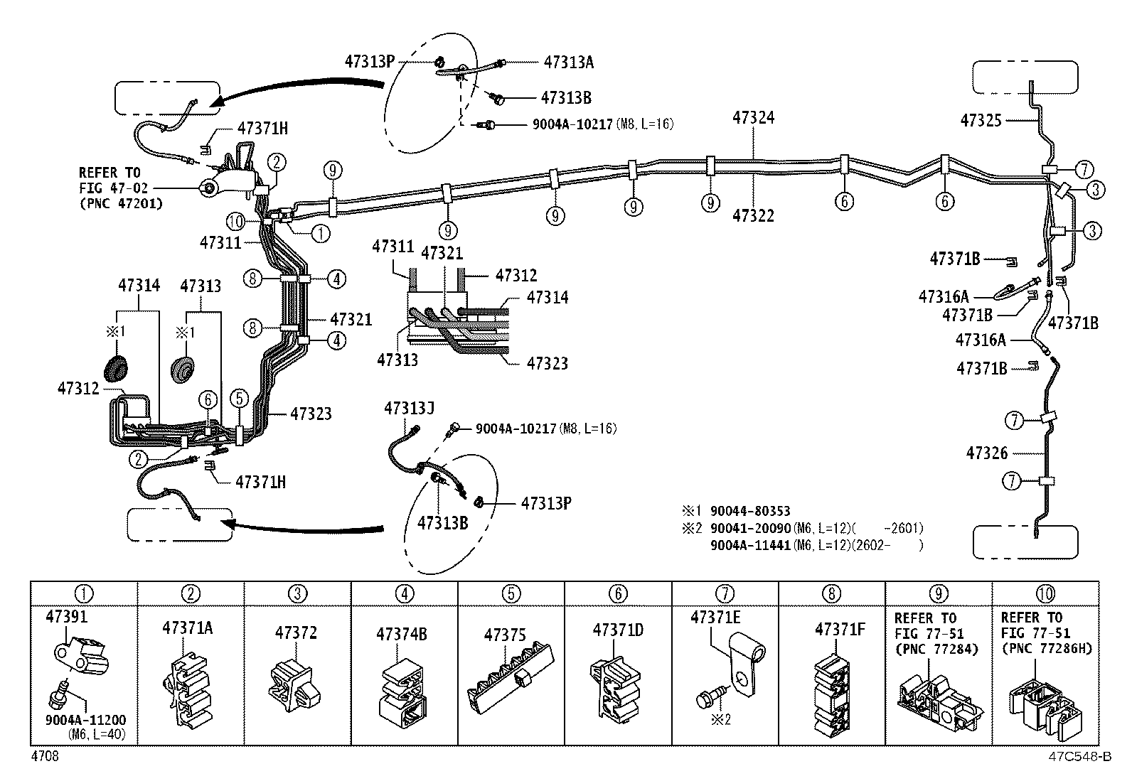 44590-BZ110 BRACKET, BRAKE ACTUATOR, NO.1 product image