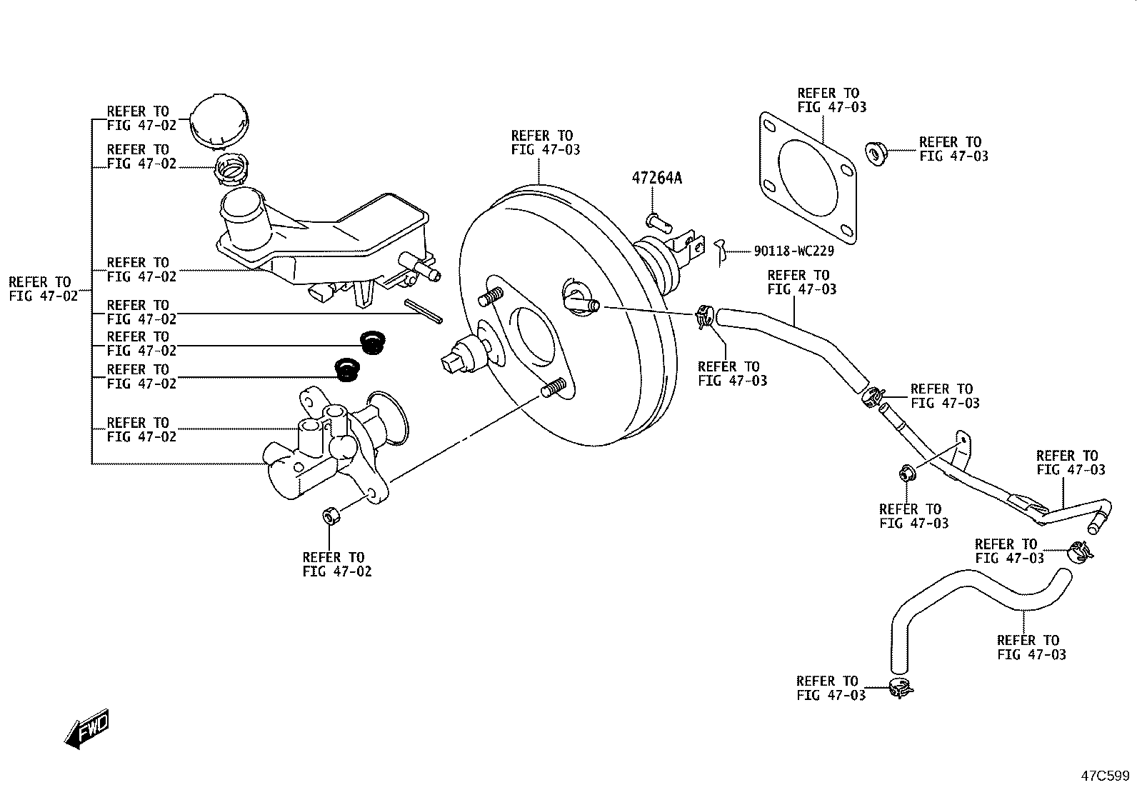 47110-WC003 PEDAL SUB-ASSY, BRAKE product image