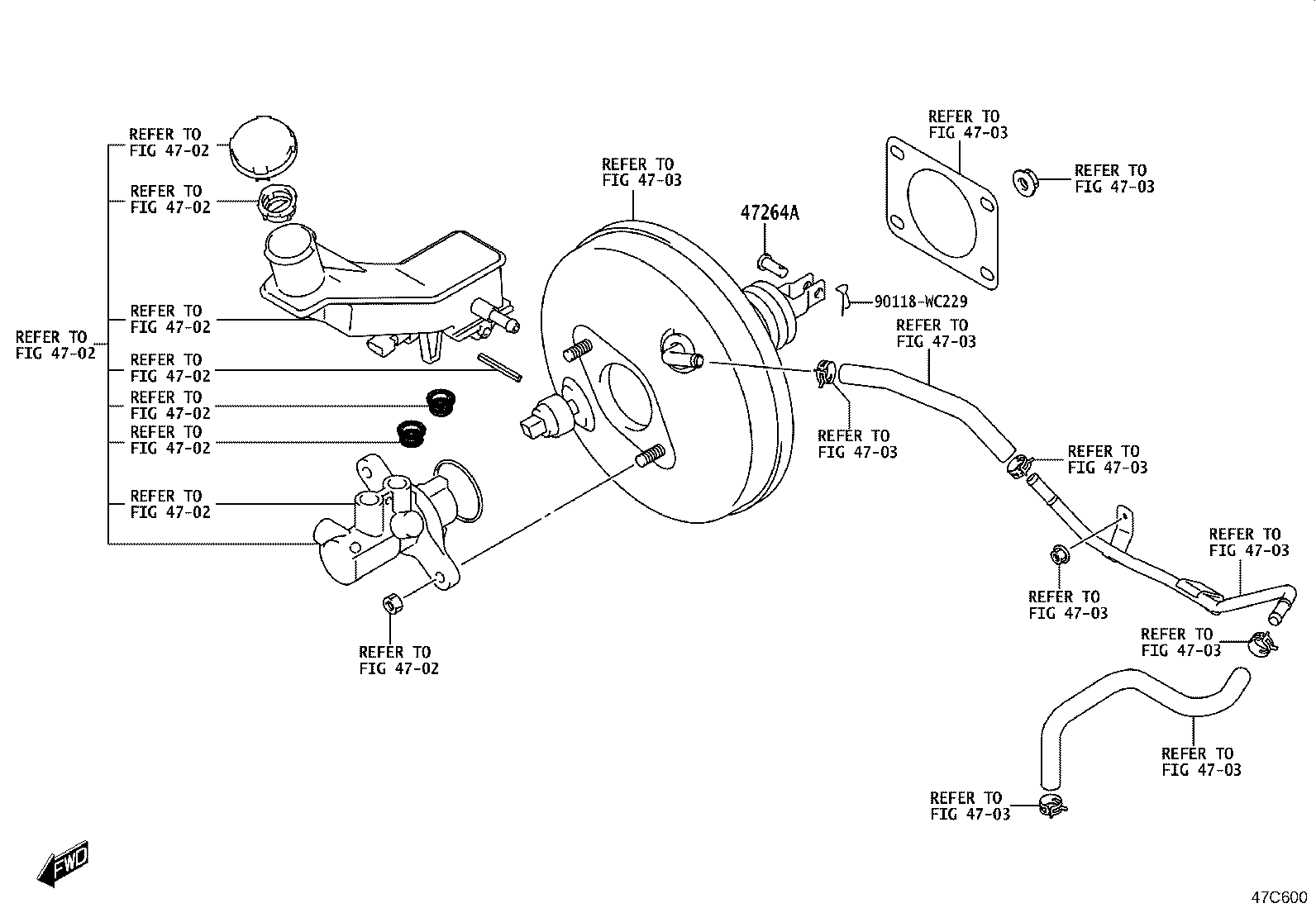 47110-WC003 PEDAL SUB-ASSY, BRAKE product image