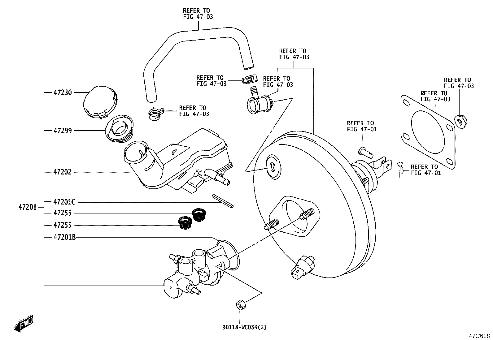 47220-WC003 RESERVOIR SUB-ASSY, BRAKE MASTER CYLINDER product image