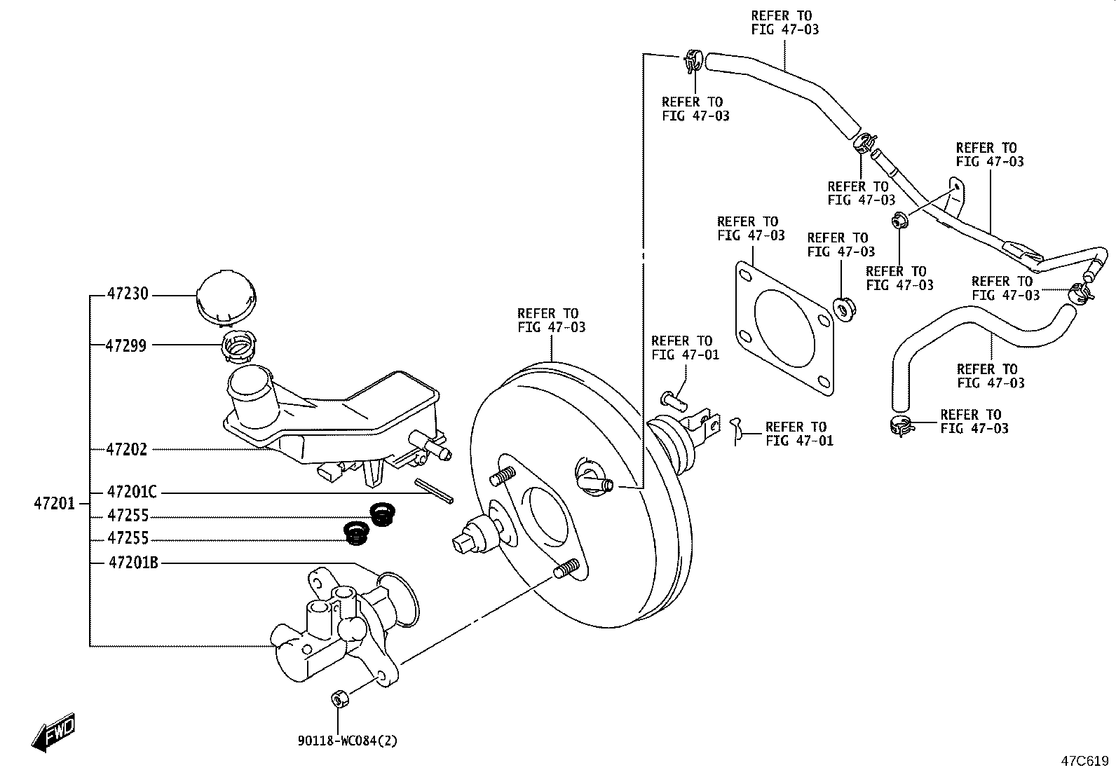 47220-WC003 RESERVOIR SUB-ASSY, BRAKE MASTER CYLINDER product image