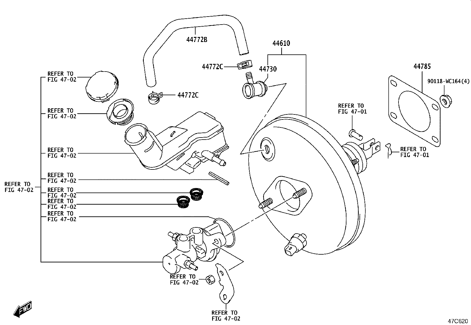 44610-WC005 BOOSTER ASSY, BRAKE product image
