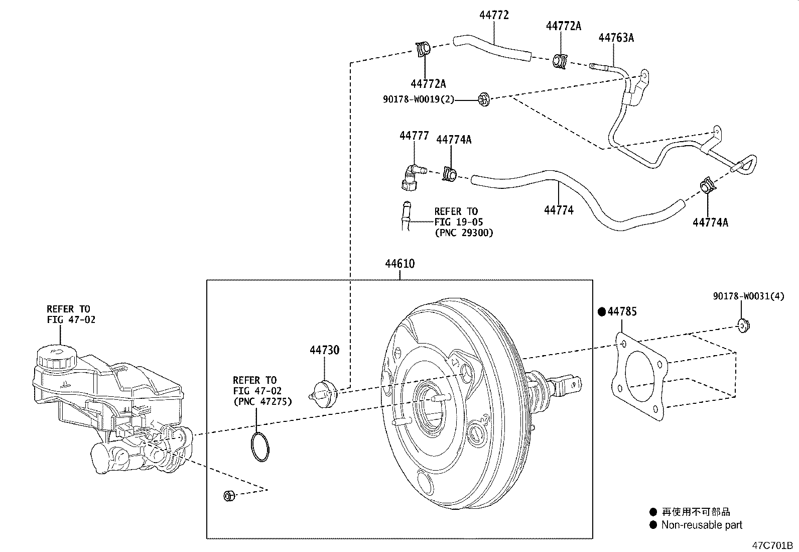 44772-10220 HOSE, CHECK VALVE TO CONNECTOR TUBE product image