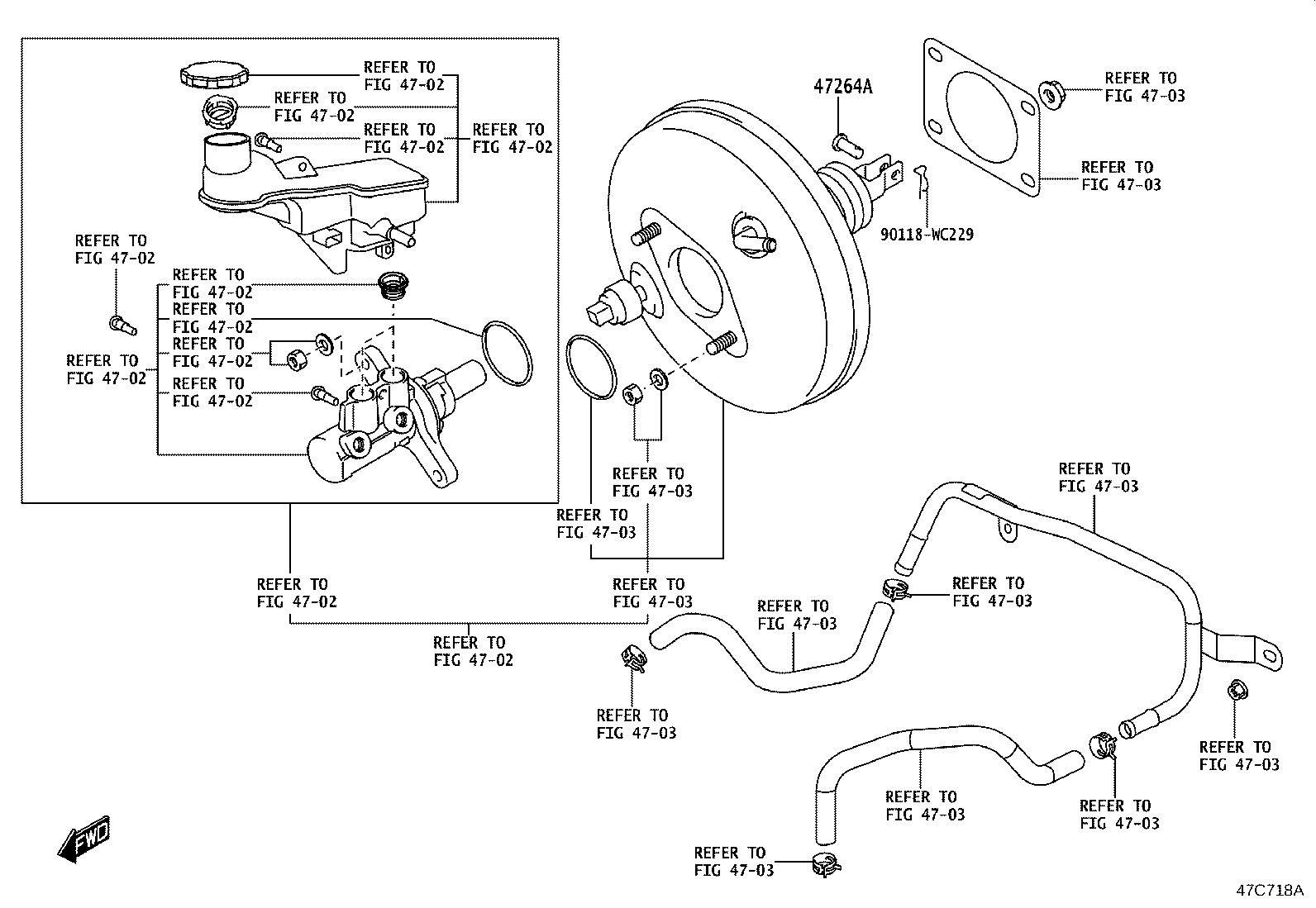 47101-WC005 PEDAL SUB-ASSY, BRAKE product image