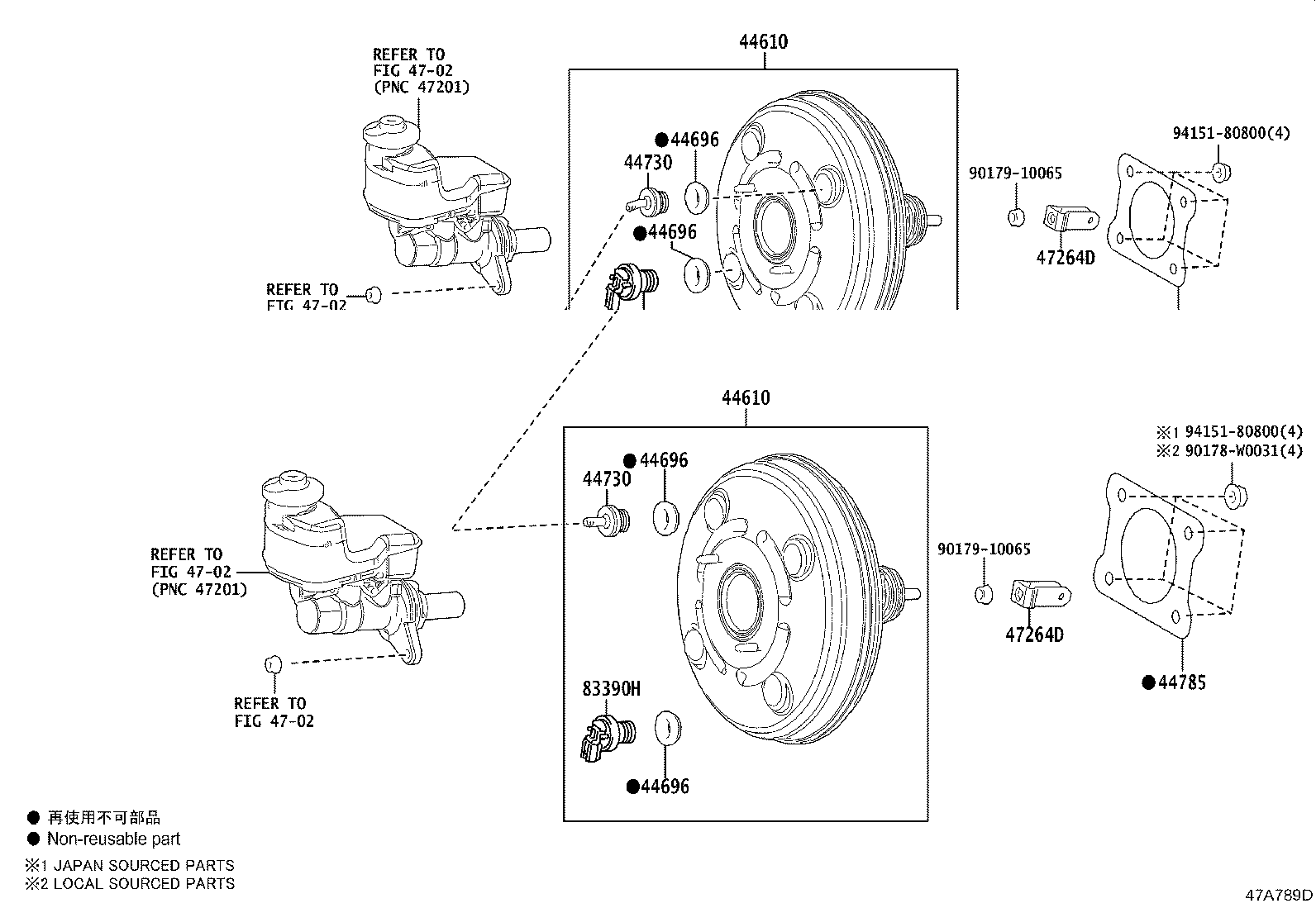 44774-33130 HOSE, UNION TO CONNECTOR TUBE product image