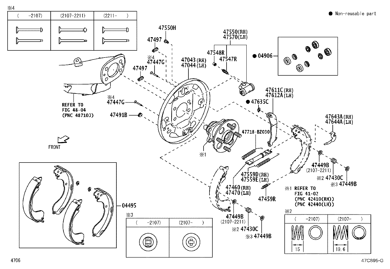 Toyota 47550-BZ070 CYLINDER ASSY, REAR WHEEL BRAKE(FOR RH, FRONT OR UPPER)