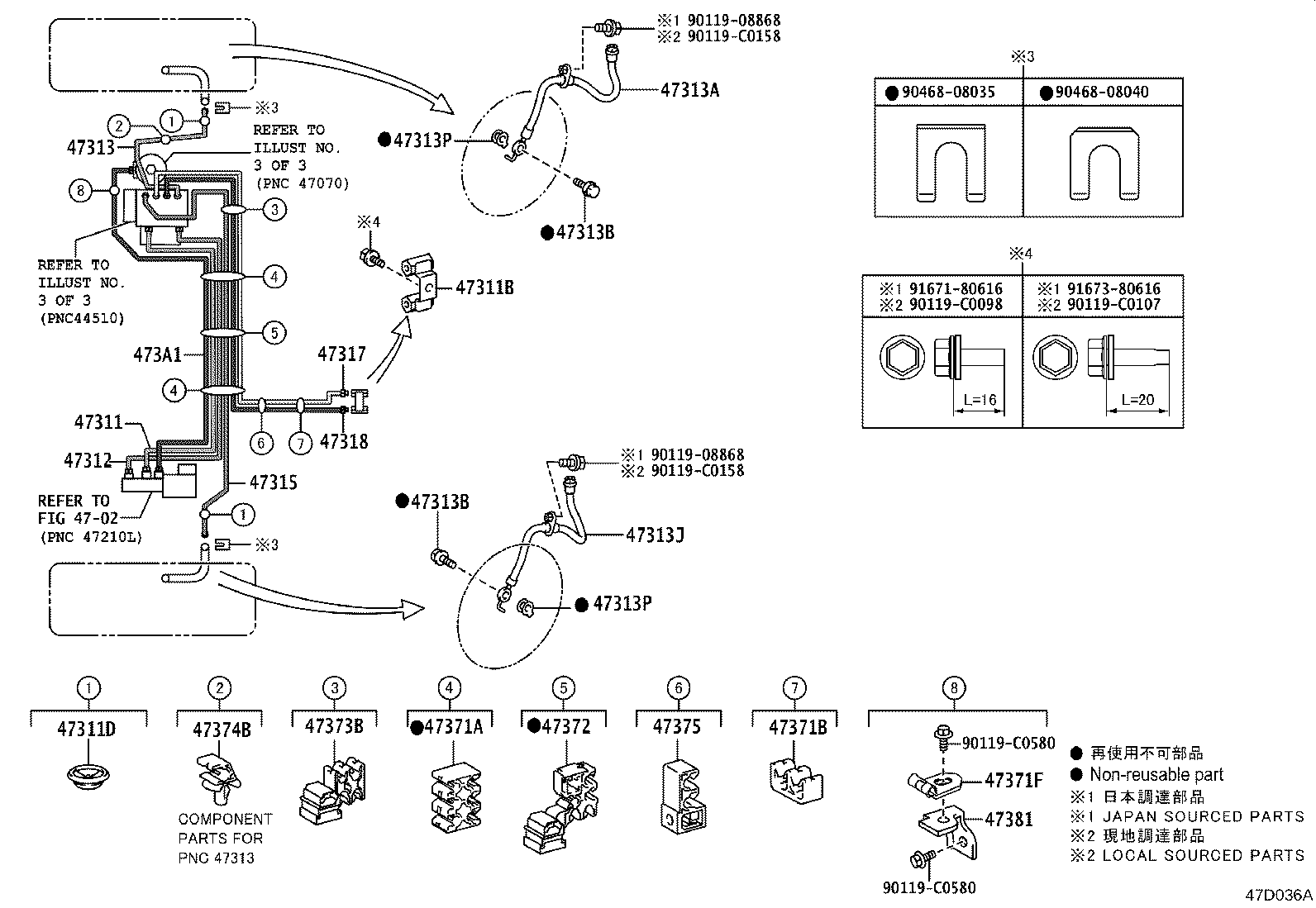 44590-F4110 BRACKET ASSY, BRAKE ACTUATOR product image