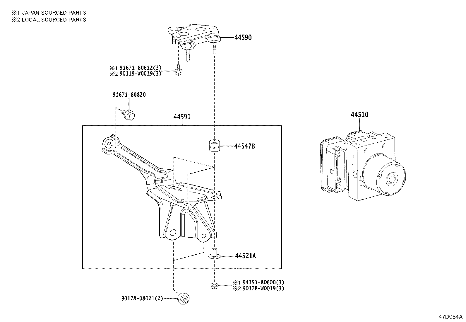 47315-0DA00 TUBE, FRONT BRAKE, NO.5 product image