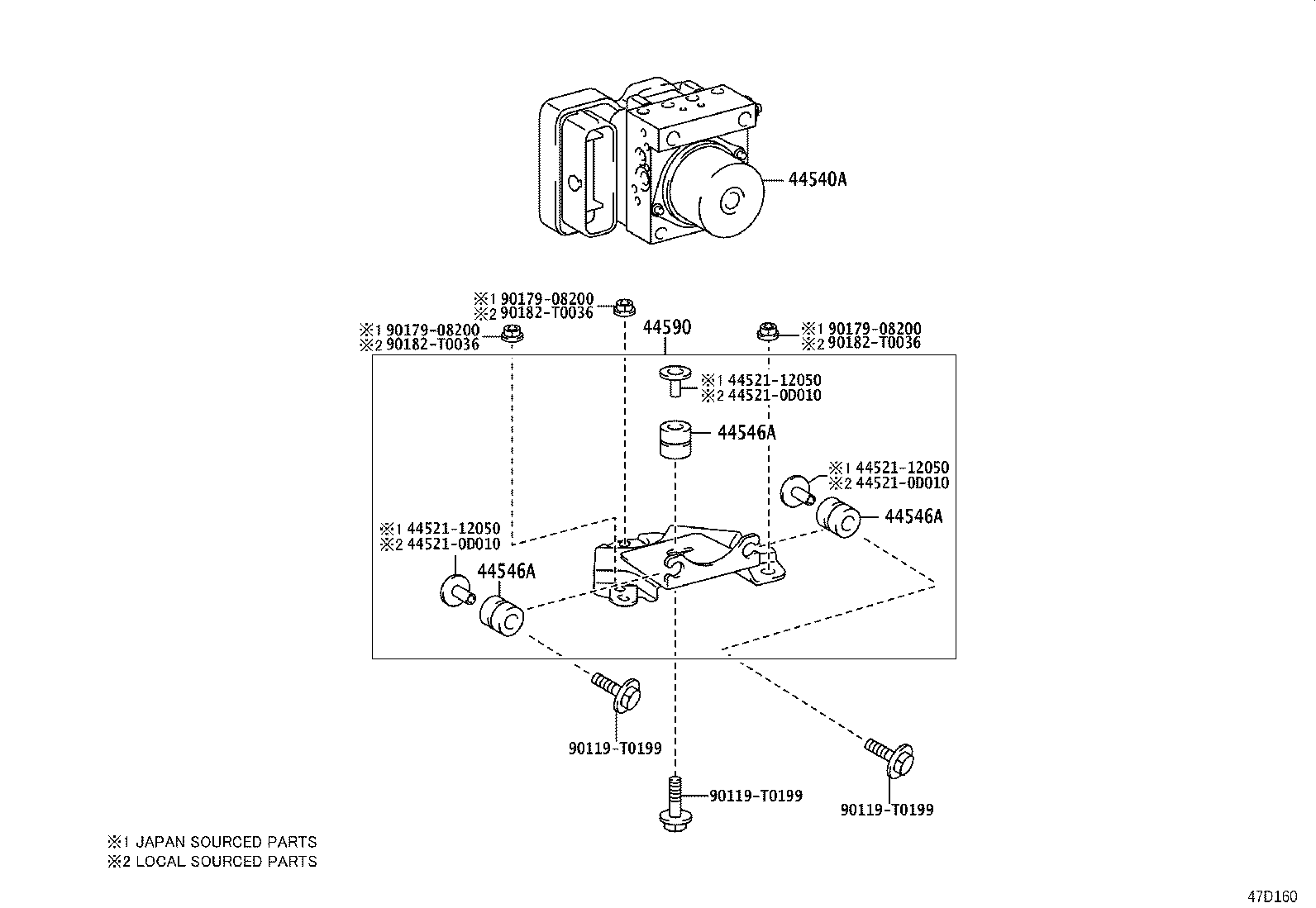 47383-71010 BRACKET, CONNECTOR product image