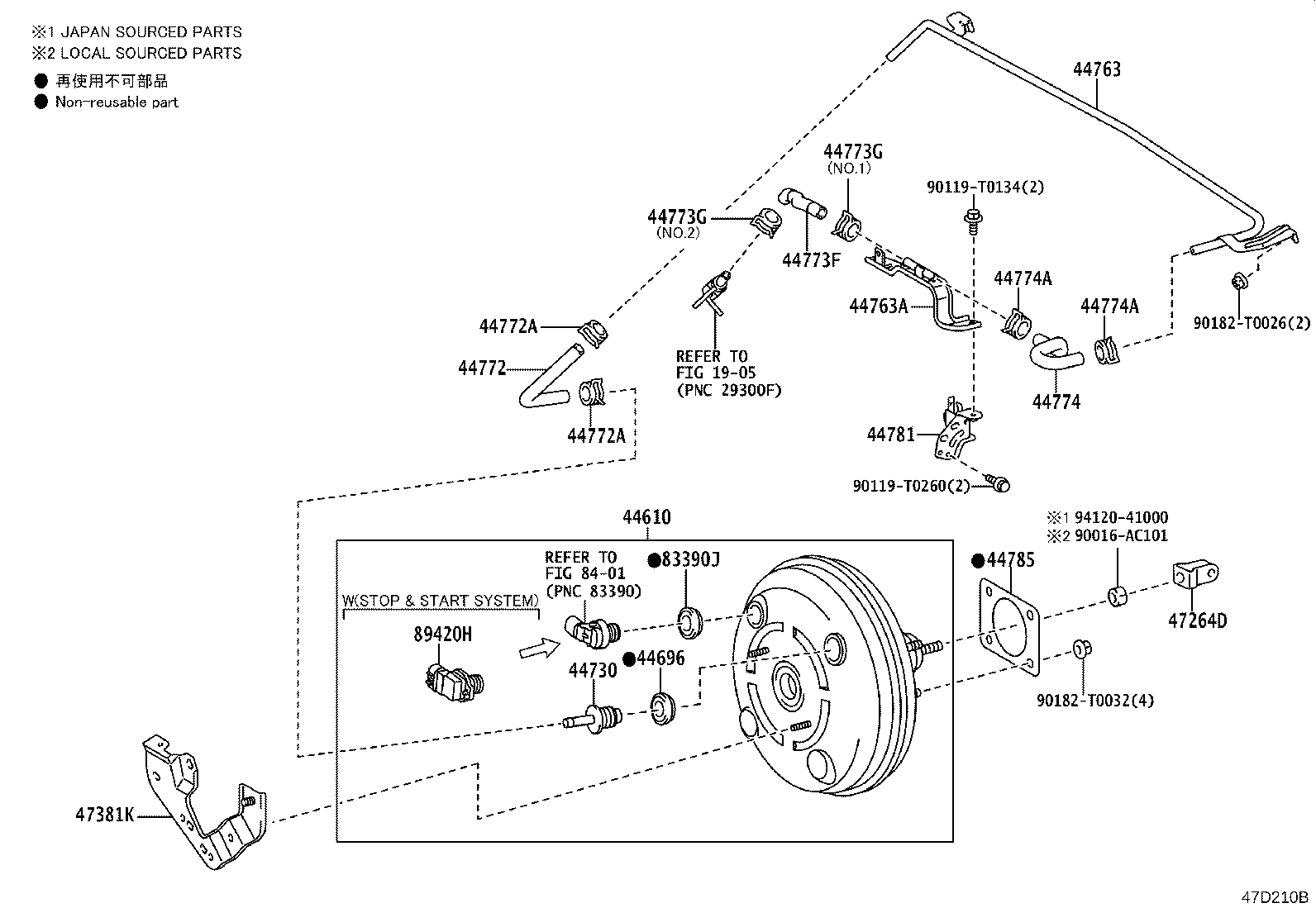 44610-0K890 BOOSTER ASSY, BRAKE product image