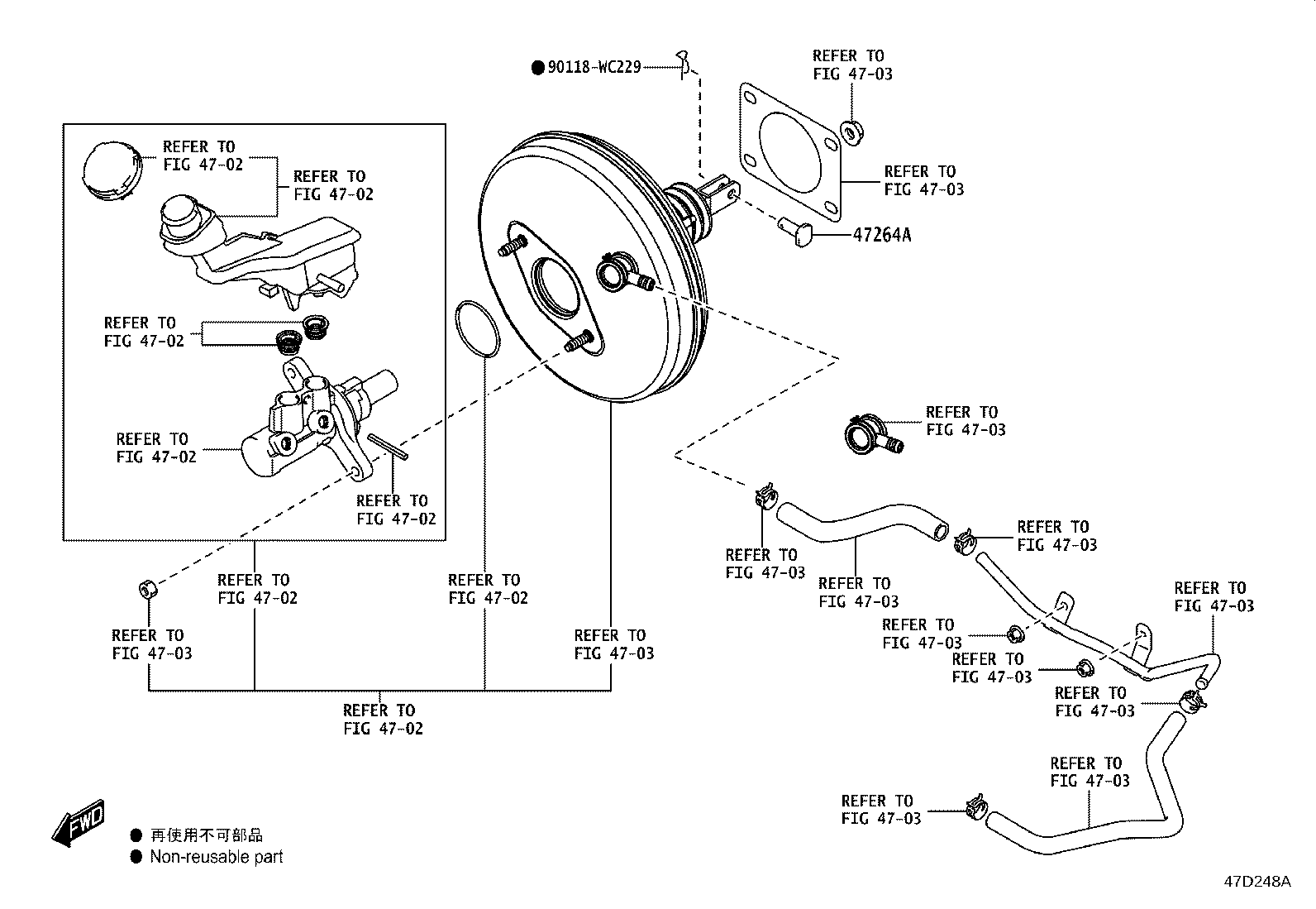 47101-WC010 PEDAL SUB-ASSY, BRAKE product image