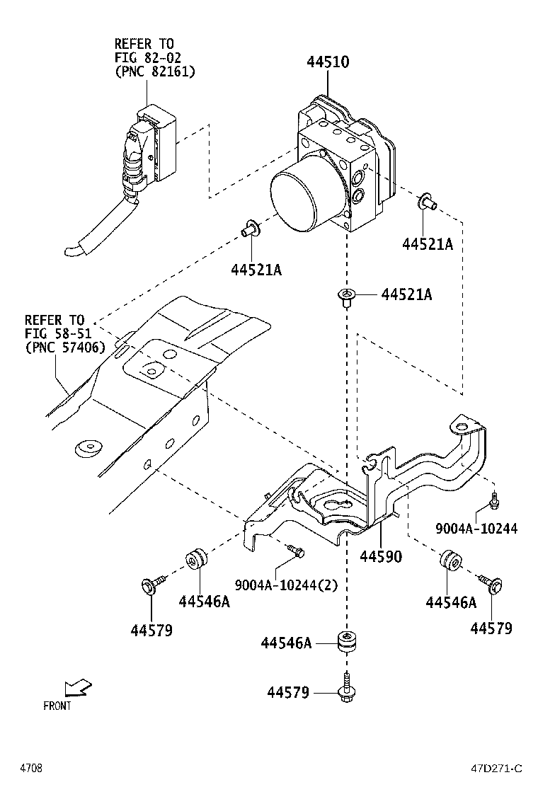 44050-B5320 ACTUATOR ASSY, BRAKE product image