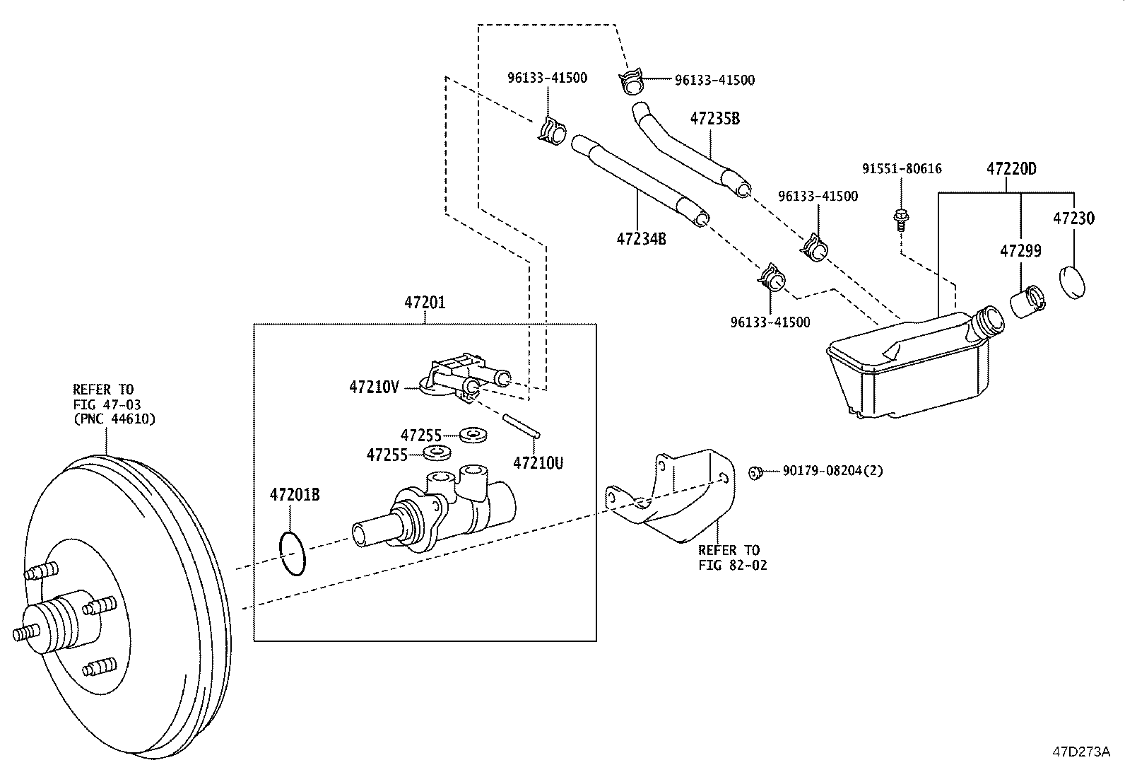 47220-37160 RESERVOIR ASSY, BRAKE MASTER CYLINDER product image