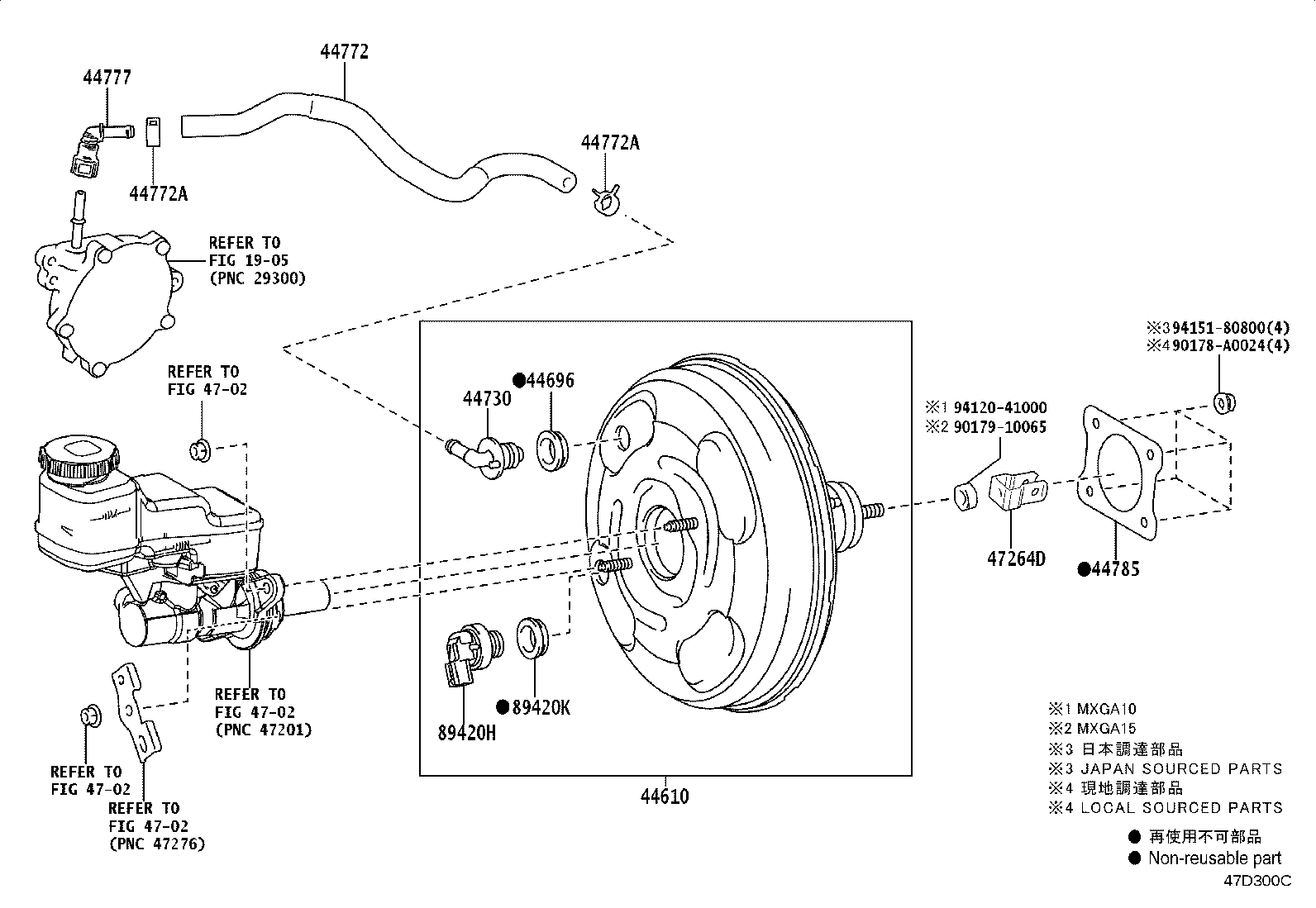 Toyota 44610-0A060 BOOSTER ASSY, BRAKE