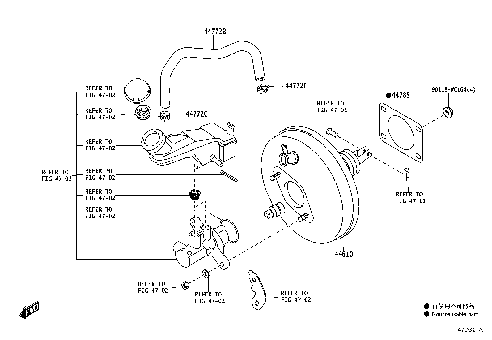 44610-WC033 BOOSTER ASSY, BRAKE product image