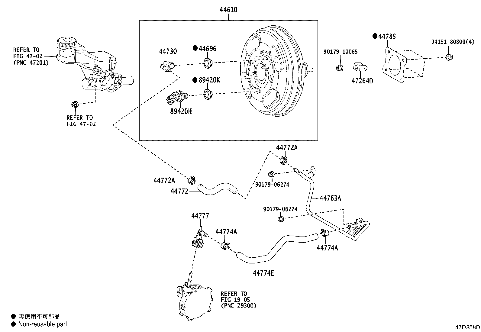 44610-78130 BOOSTER ASSY, BRAKE product image