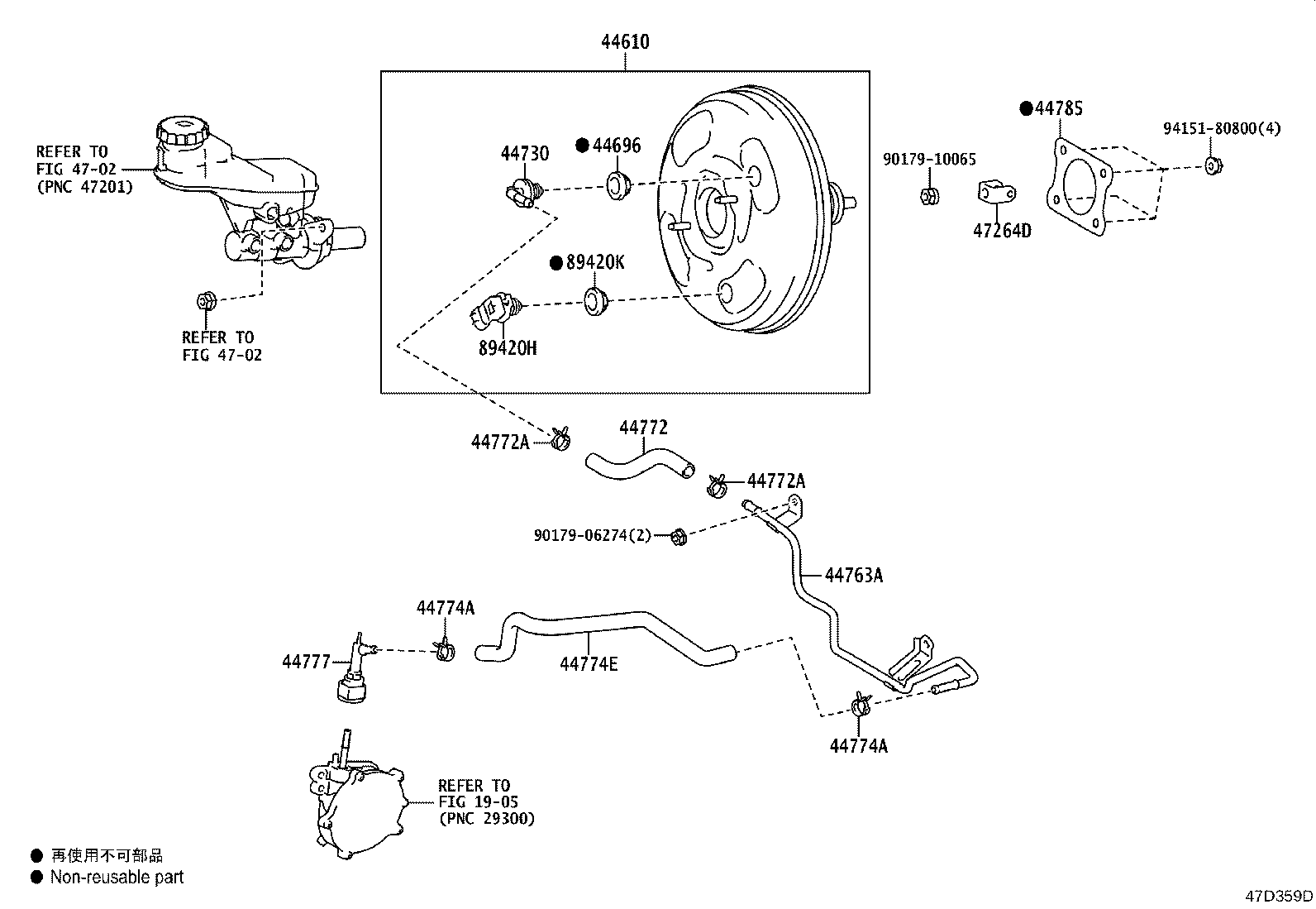44610-78130 BOOSTER ASSY, BRAKE product image